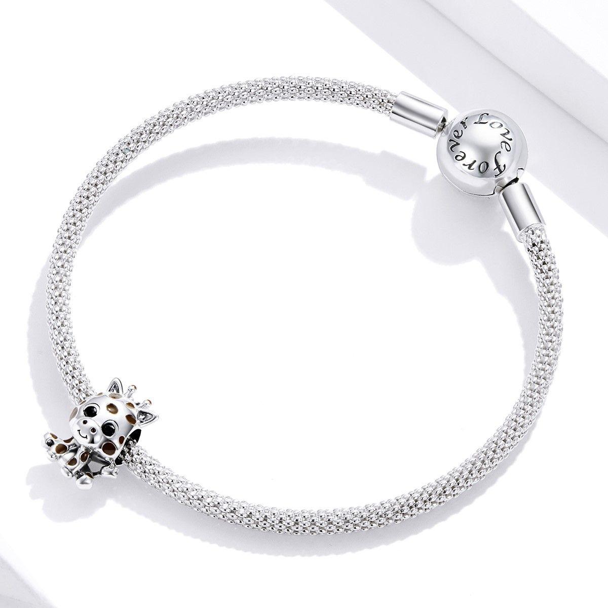 Charm Dije Plata Jirafa Bebe-1