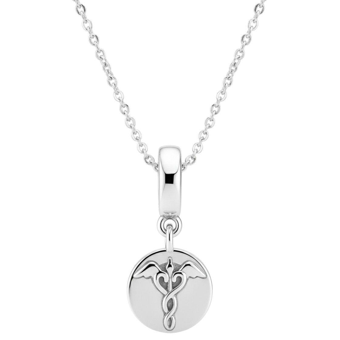 Charm Dije Plata 925 Medicina Estetoscopio-3