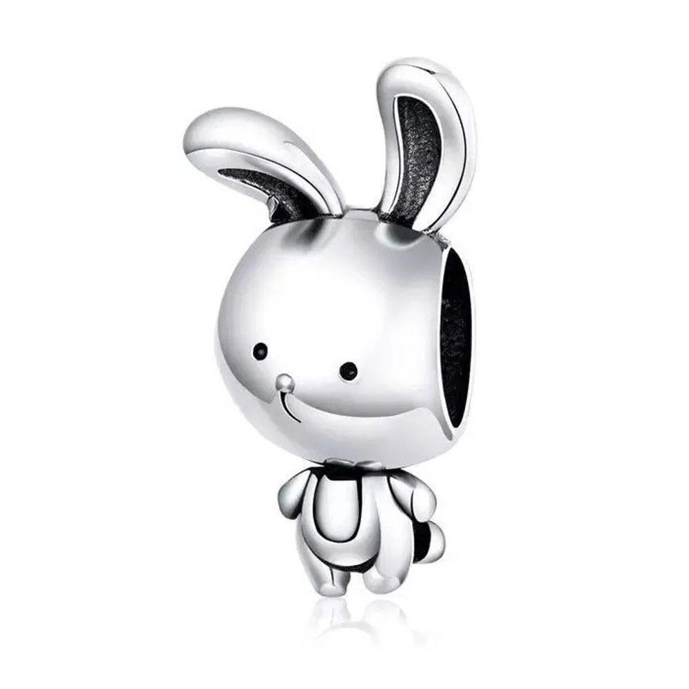 Charm Dije Plata 925 Conejito Lindo-0