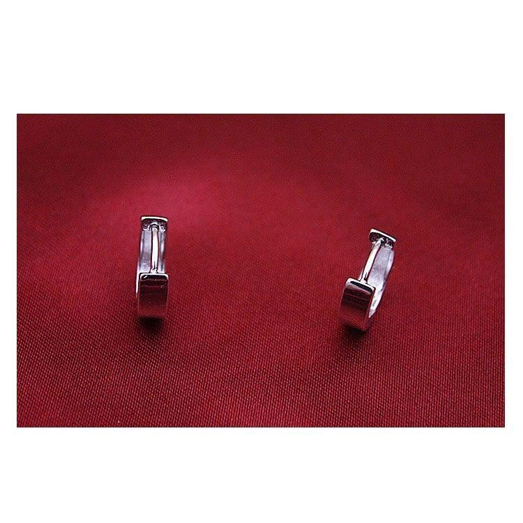 Aros Argolla Plateada 12mm-3