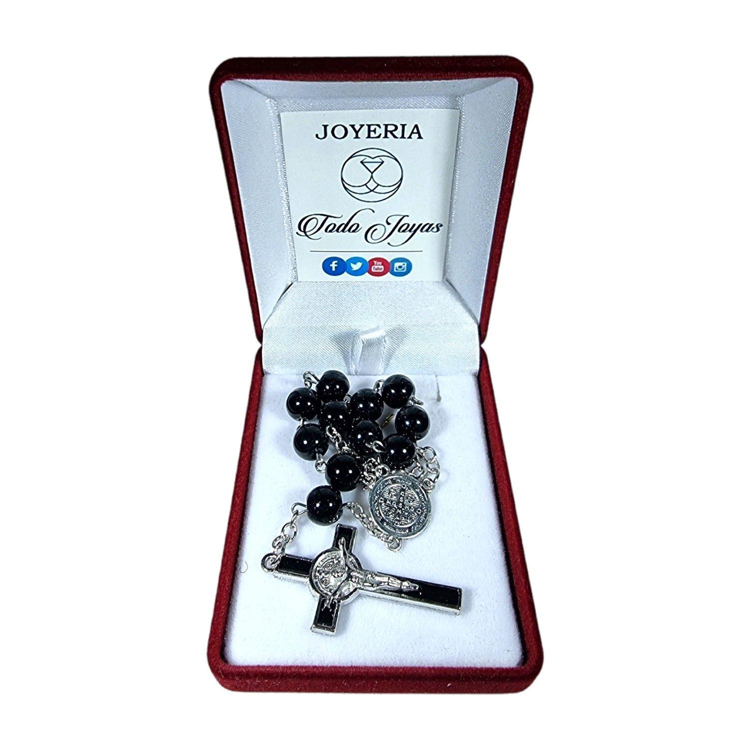 Pulsera Denario Crucifico San Benito Protector-1