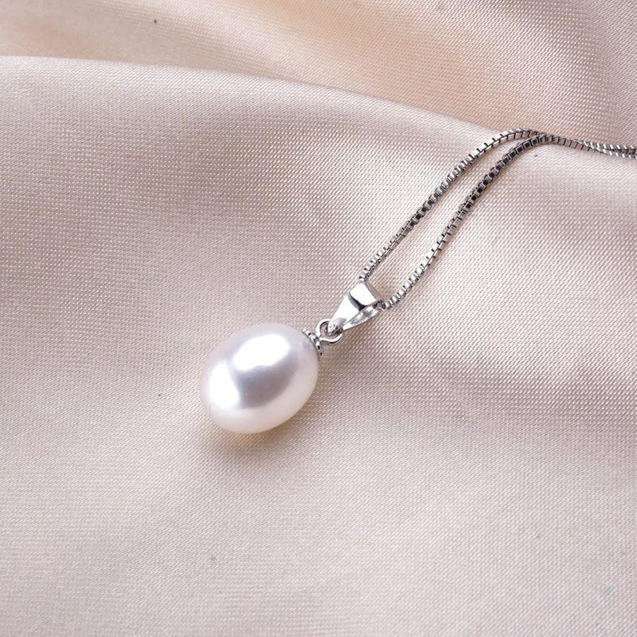Collar Plata 925 Perla Blanca -2