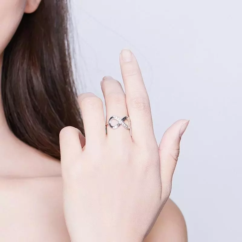 Anillo Plata 925 Infinito Family Ajustable-2