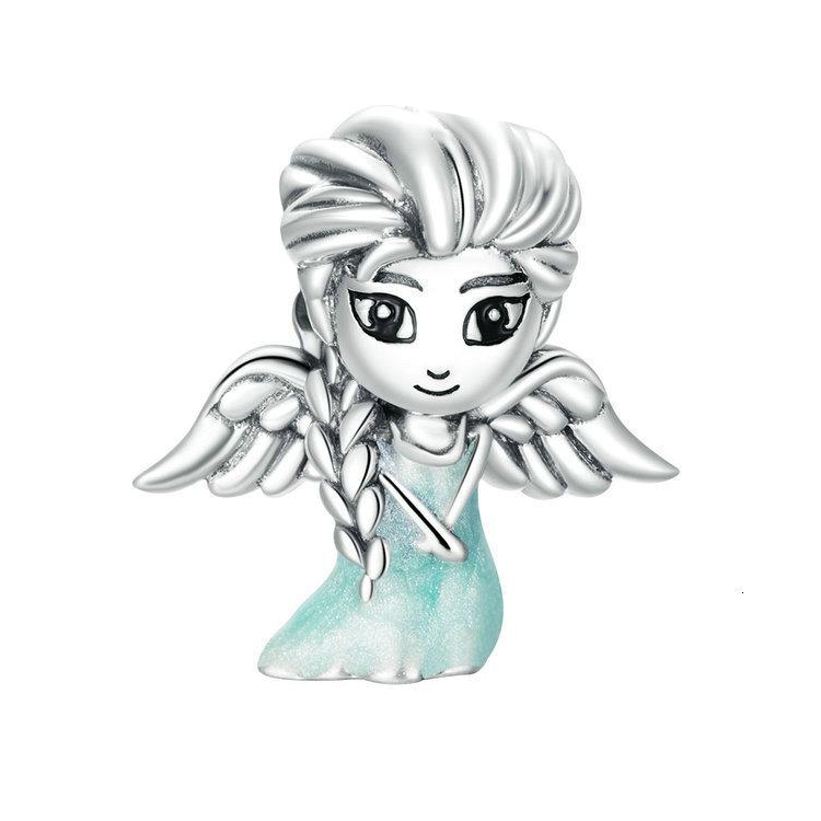 Charm Dije Plata 925 Hada de Hielo-0