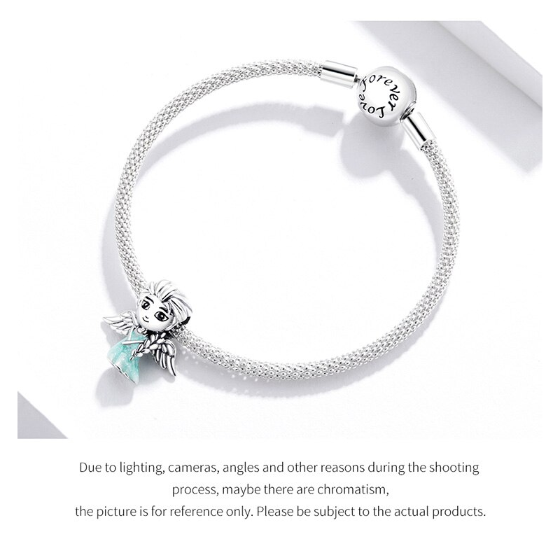 Charm Dije Plata 925 Hada de Hielo-3