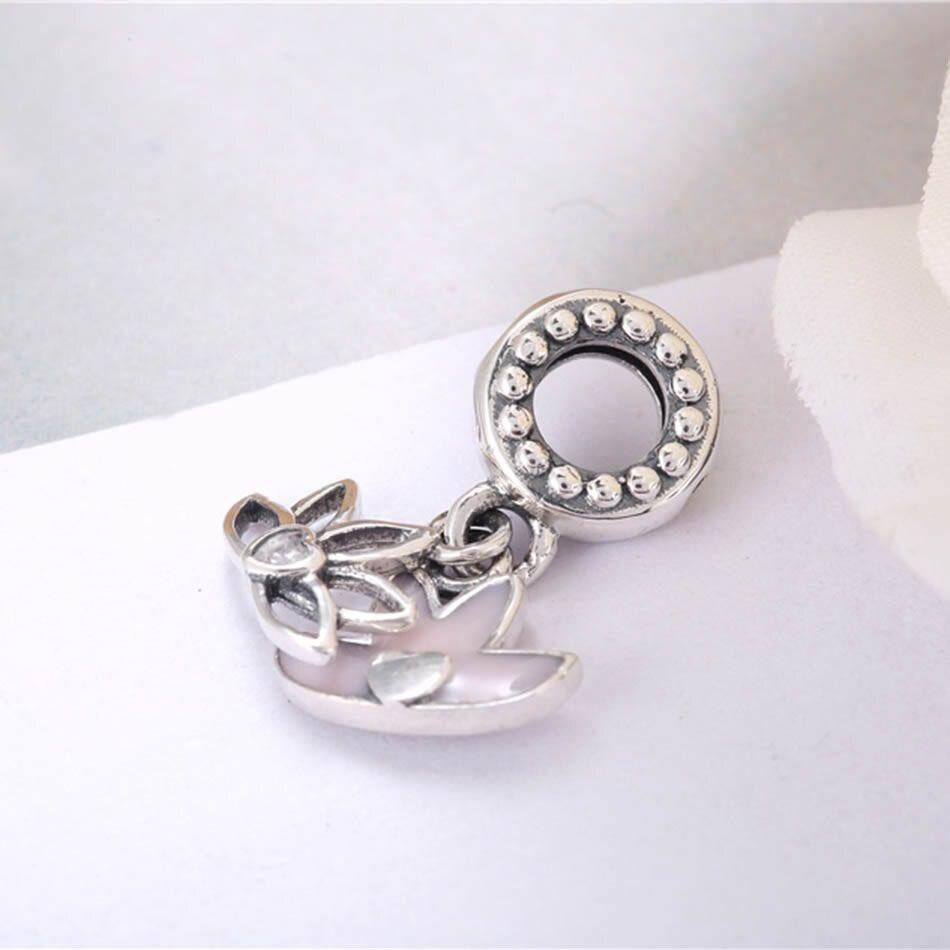 Charm Dije Plata 925 Flor de Loto-3