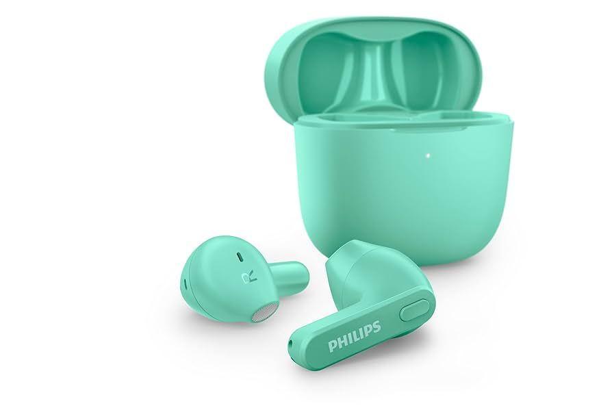 PHILIPS Auriculares inalámbricos T2236 IPX4 verde menta-1
