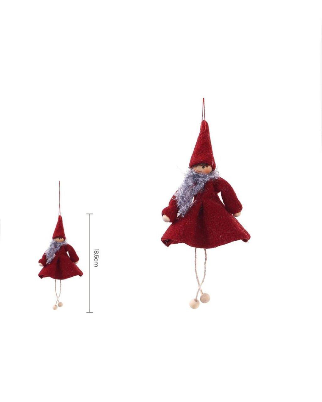 DUO ADORNO DE HADA NAVIDEÑA CON VESTIDO COLGANTE-1