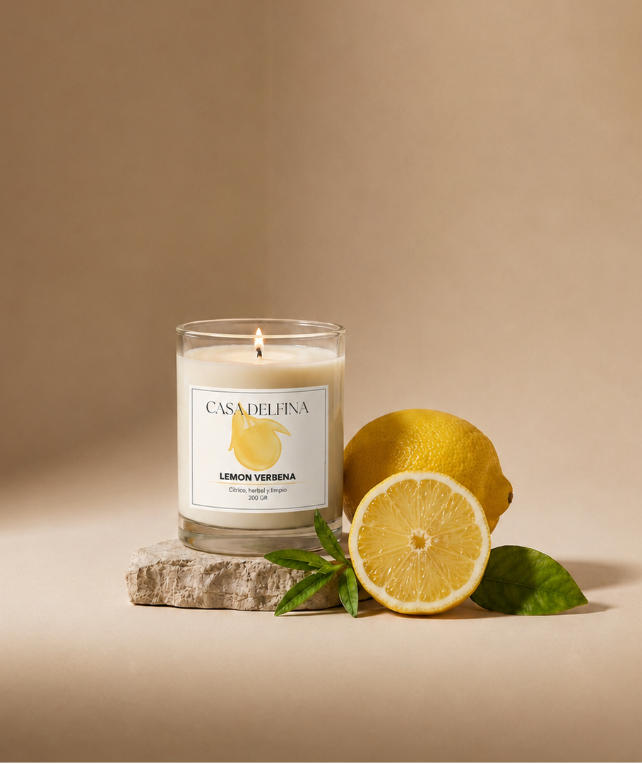 Pack Casa Delfina Difusor 200 ml + Home Spray 500 ml + Vela Aromática 200 g Lemon Verbena-3