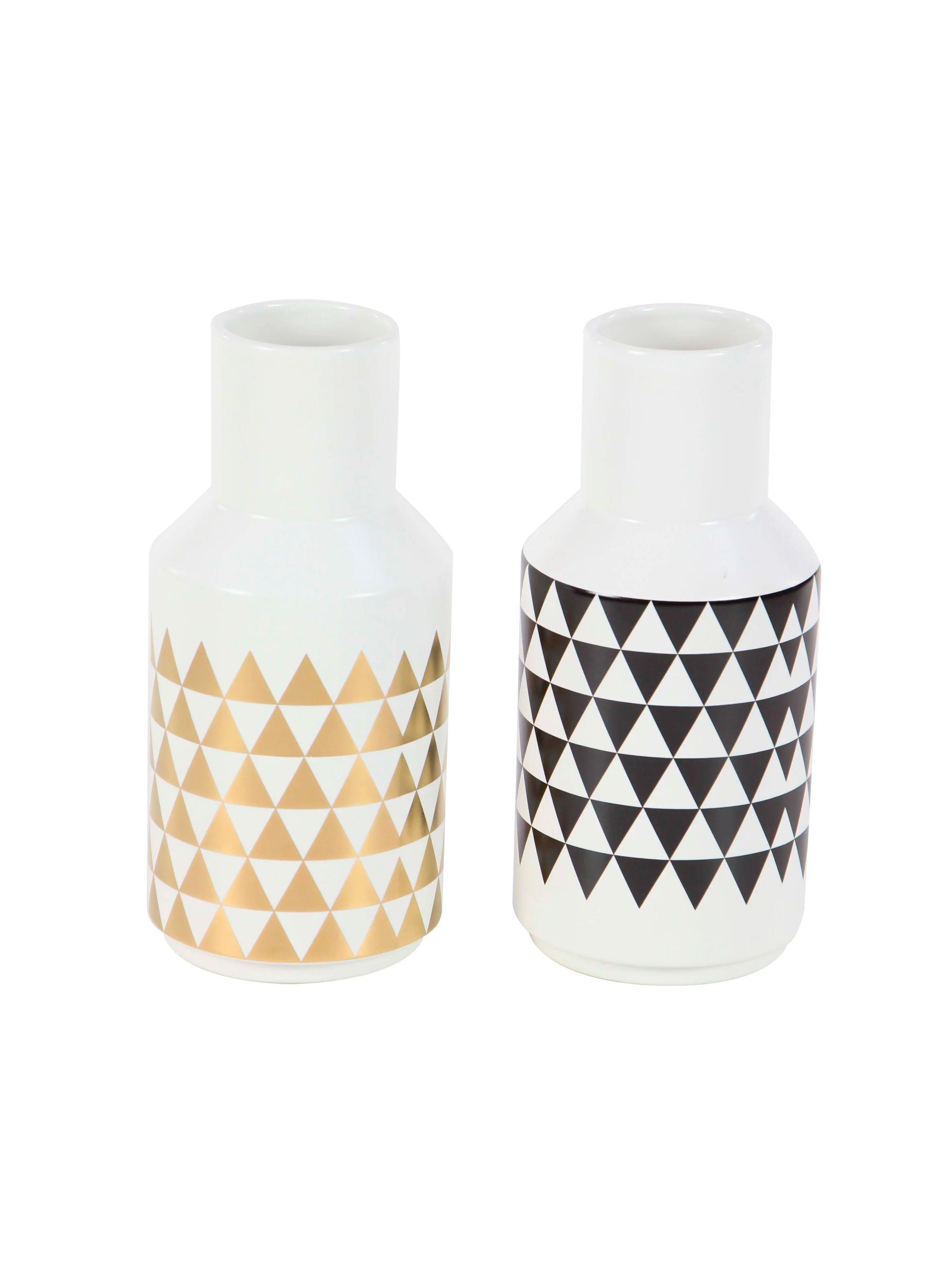 Jarron ceramica triangulo-1