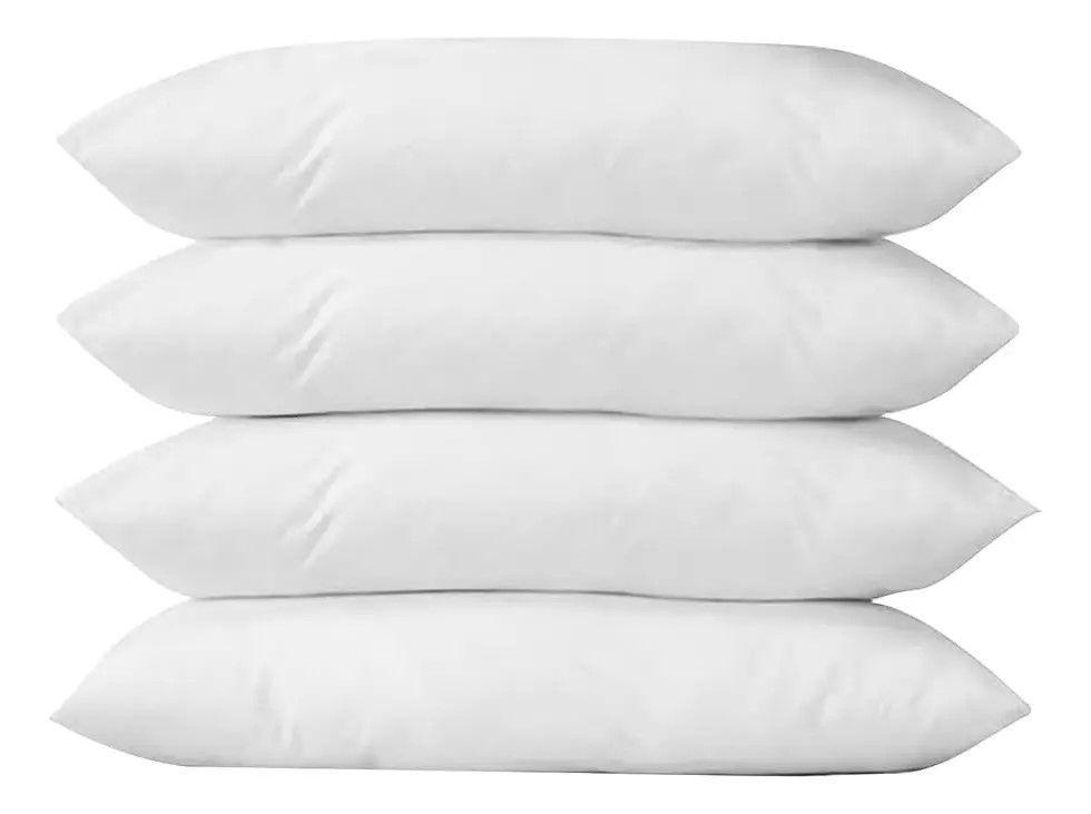 Pack 4 Almohadas Cila home Estandar 50x70 Cm Premium Color Blanco-2