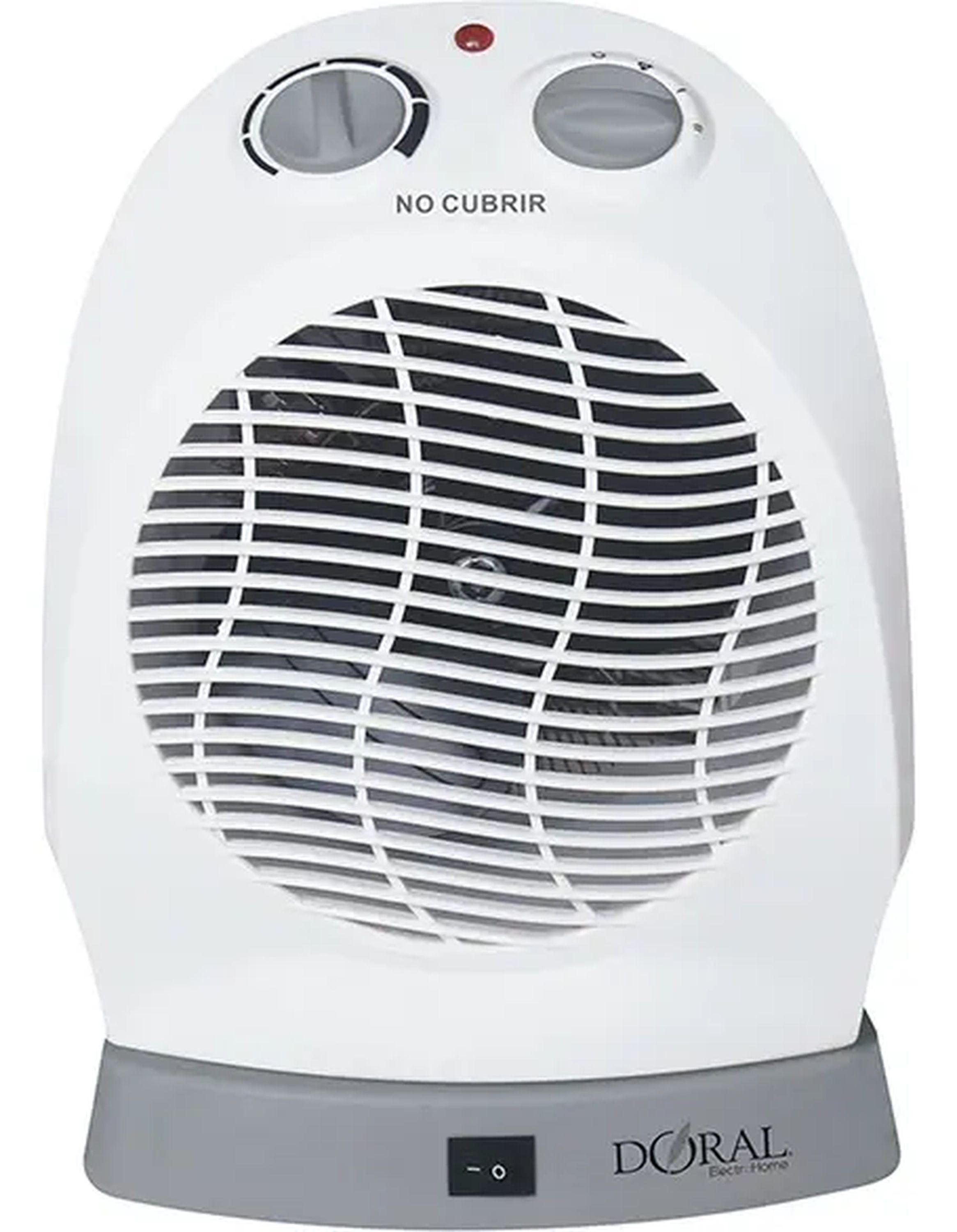 Calefactor Eléctrico Doral Marsella 2000W Oscilante Blanco-0