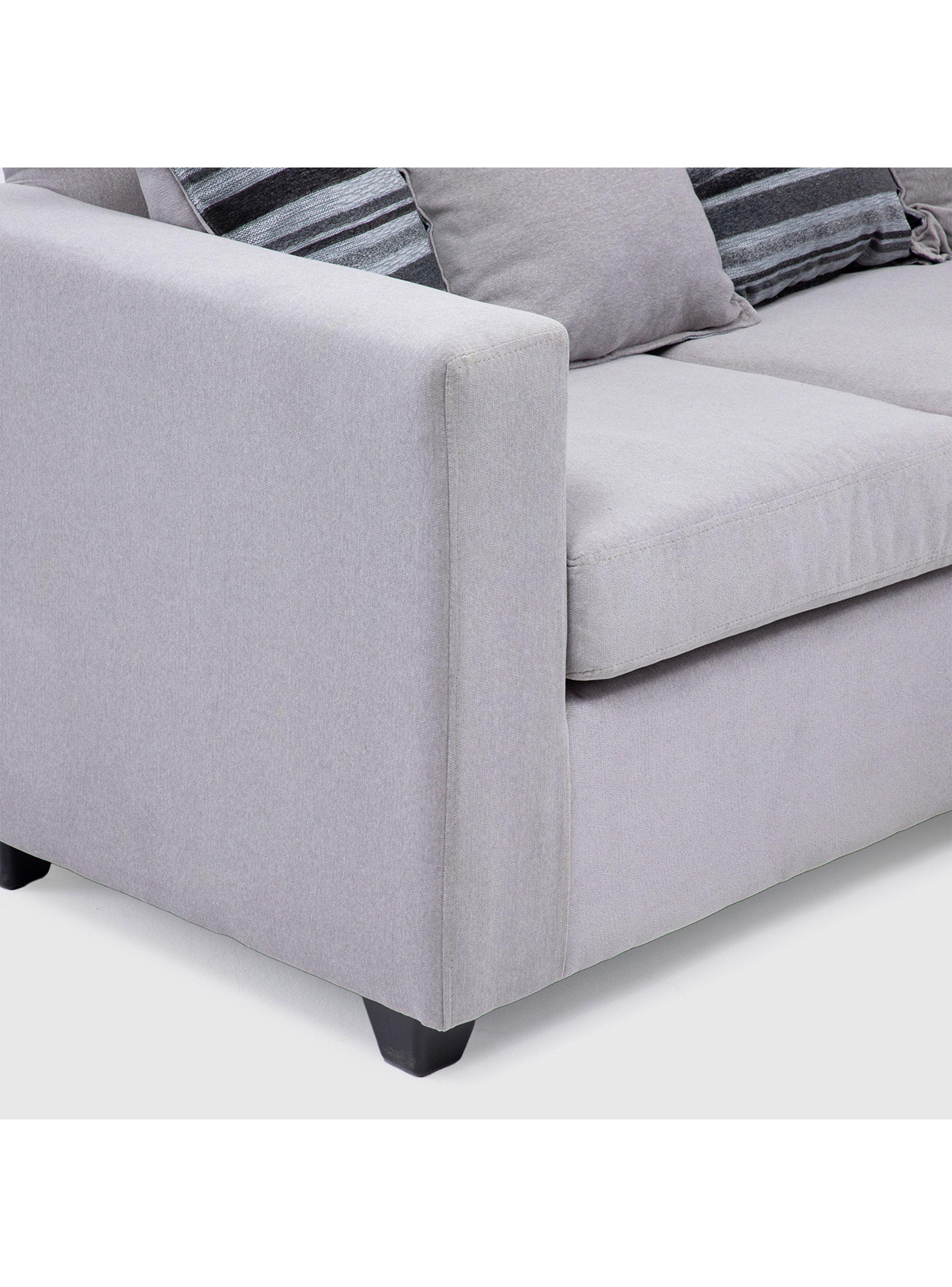 Seccional Jazmin 3.1 Velvet Gris Claro-6