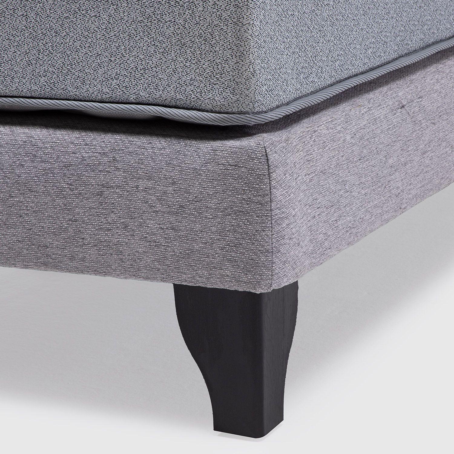 Cama Feel + Respado Rest 1.5 Plaza -  Gris-4