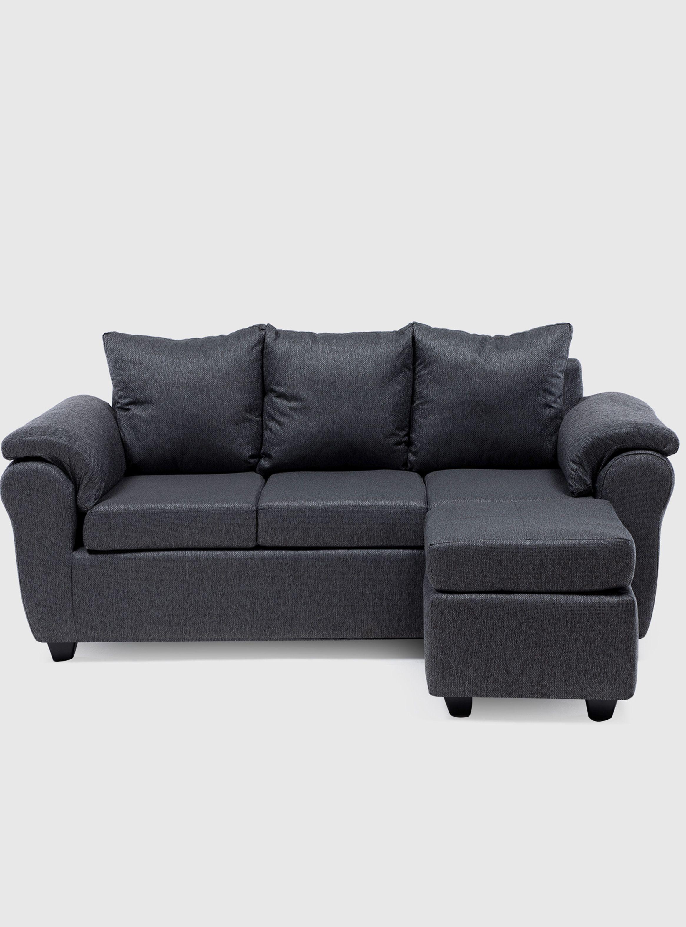Sofá Ezeiza + 1 Pouf Chenille - TH-2