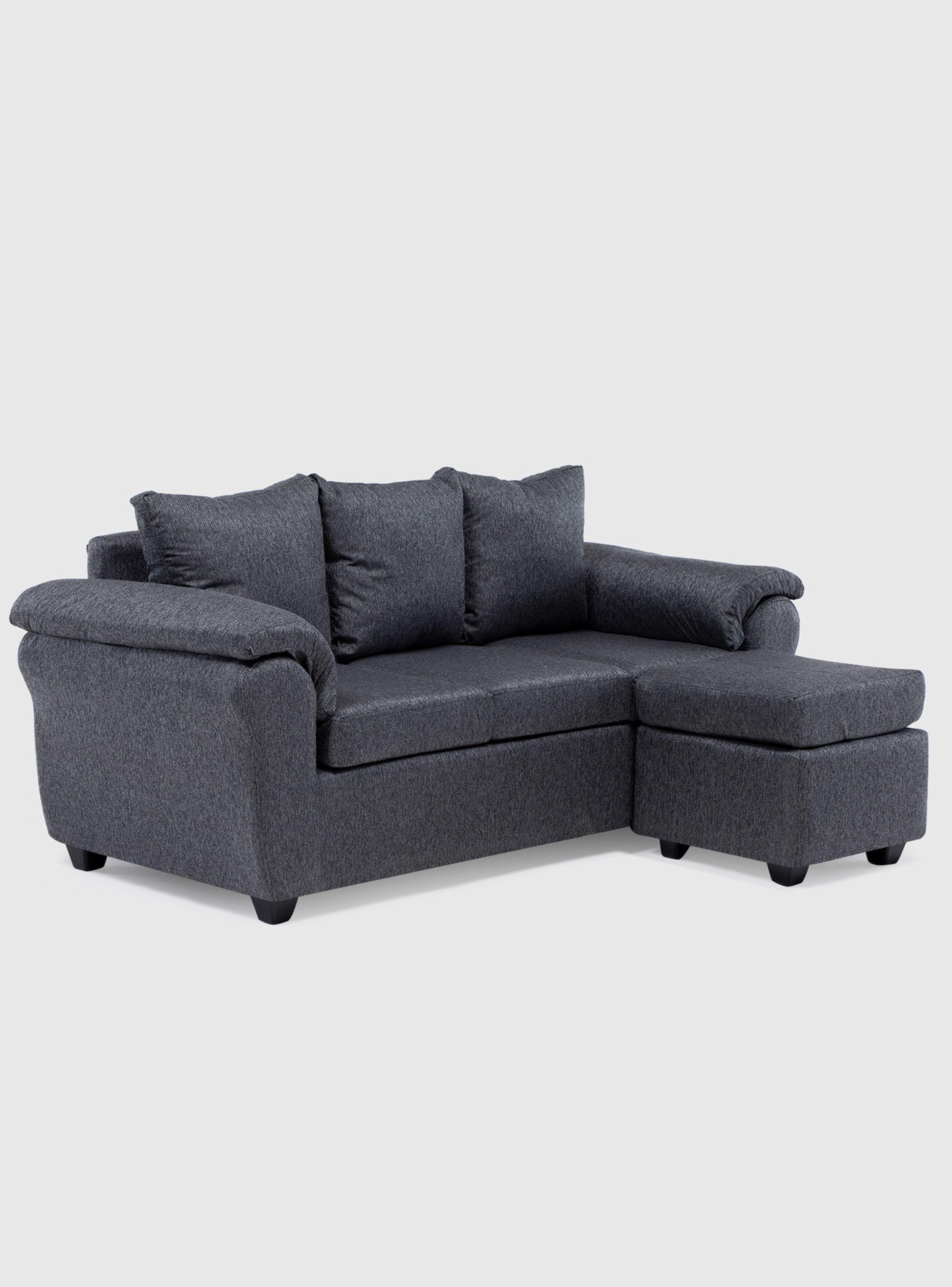 Sofá Ezeiza + 1 Pouf Chenille - TH-3