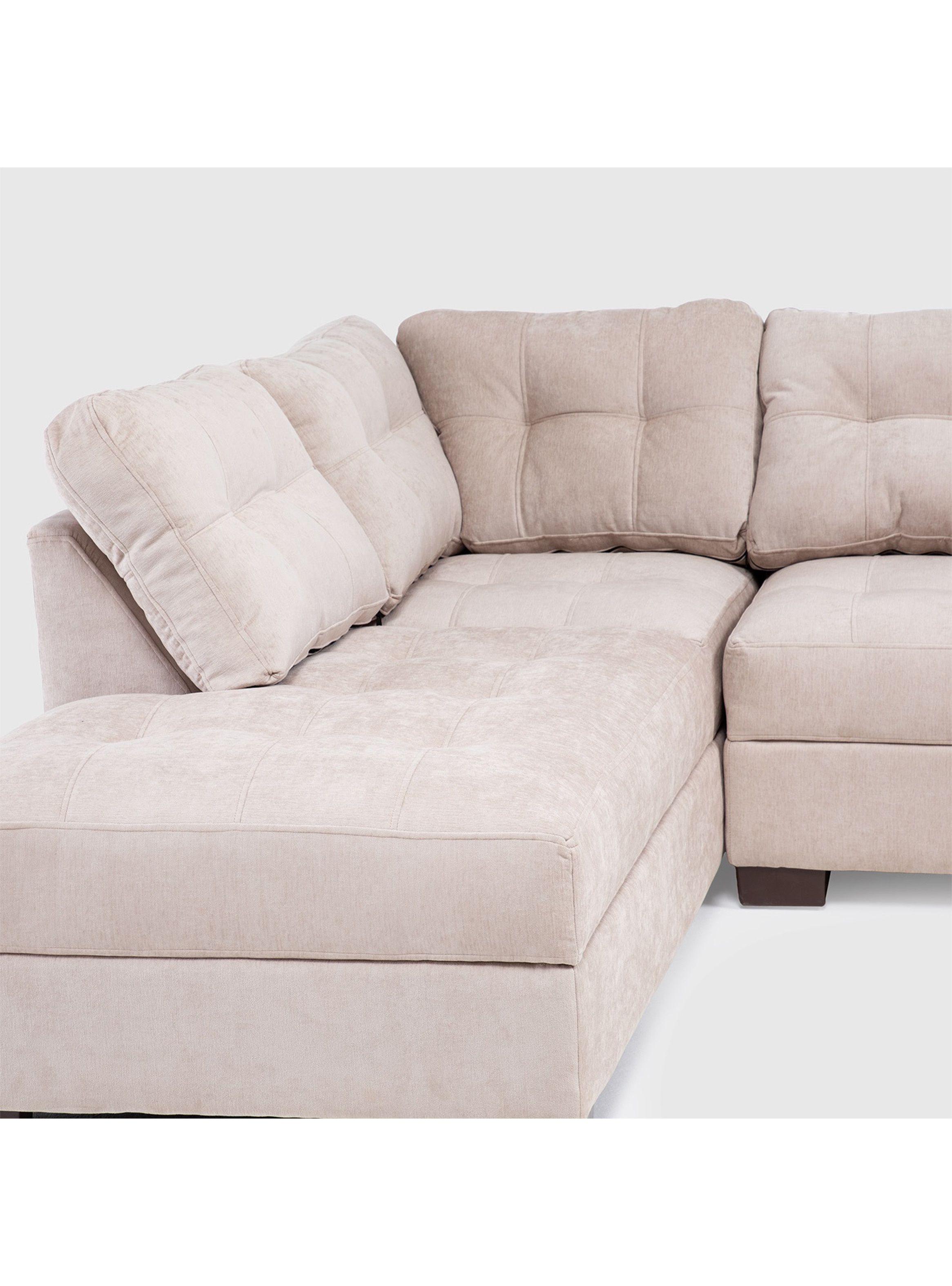 Seccional Edimburgo Izquierdo Tela Beige-5
