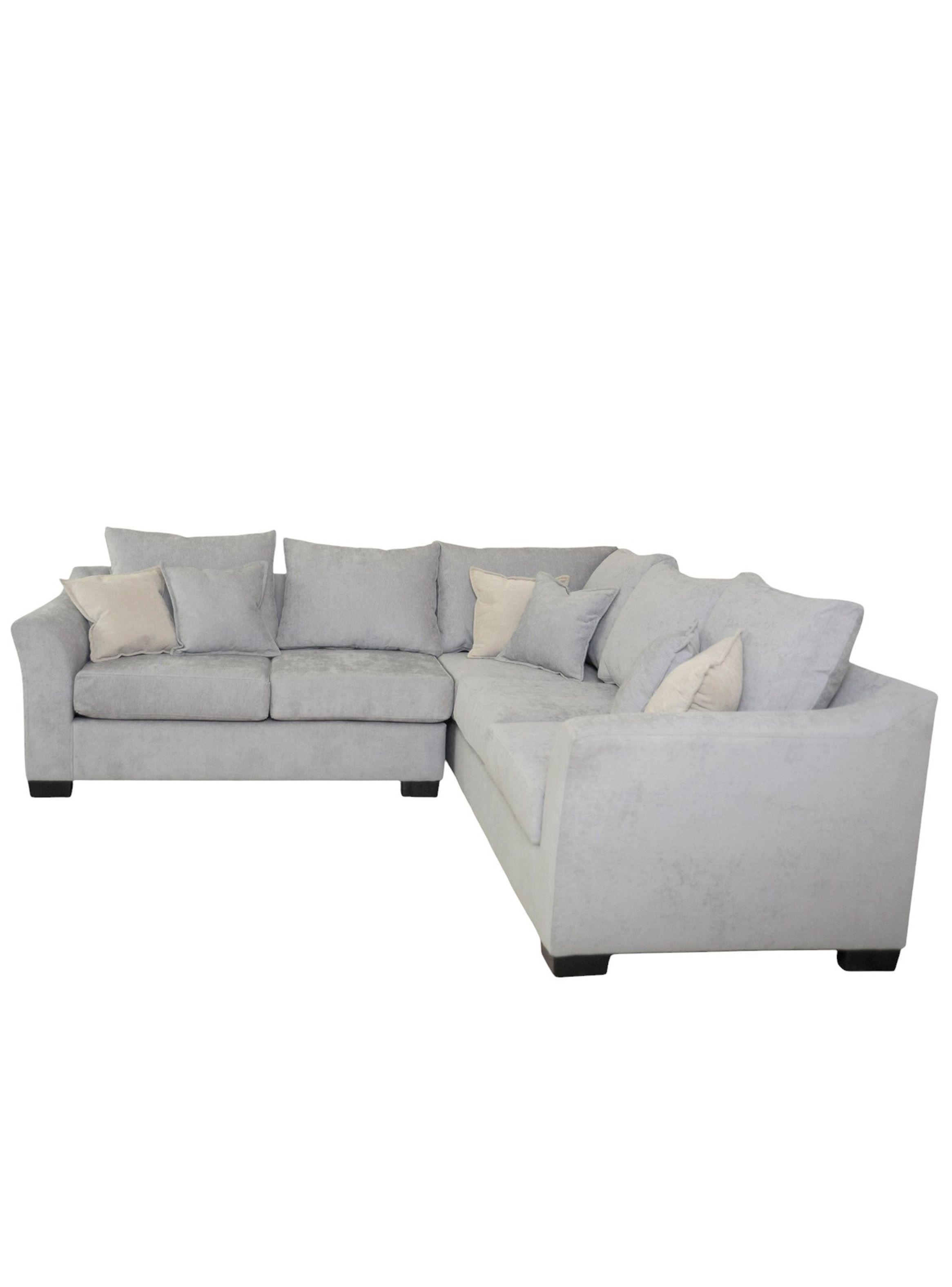 Seccional Bruselas 3.2 Chenille Gris Claro-2