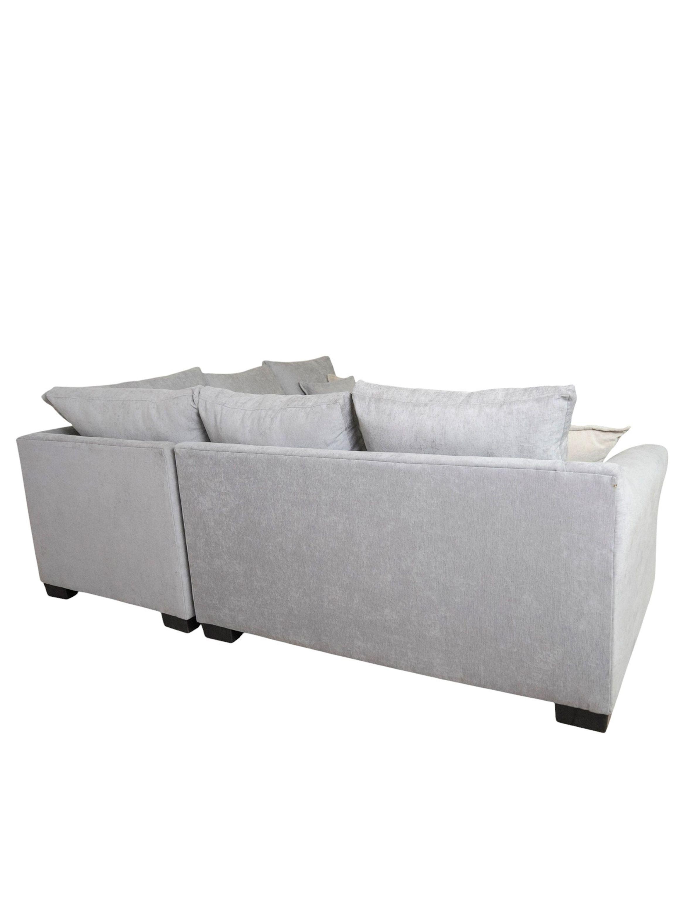 Seccional Bruselas 3.2 Chenille Gris Claro-3