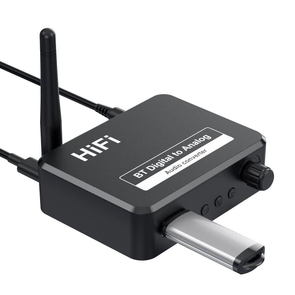 Convertidor Audio Optico Digitala Analogo Receptor Bluetooth-6