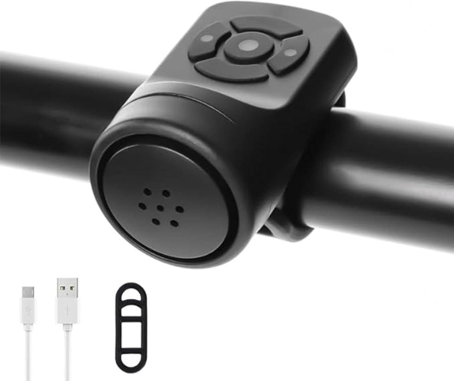 Bocina Timbre Potente Bicicleta Scooter Recargable 4 Sonidos 120 dB-2