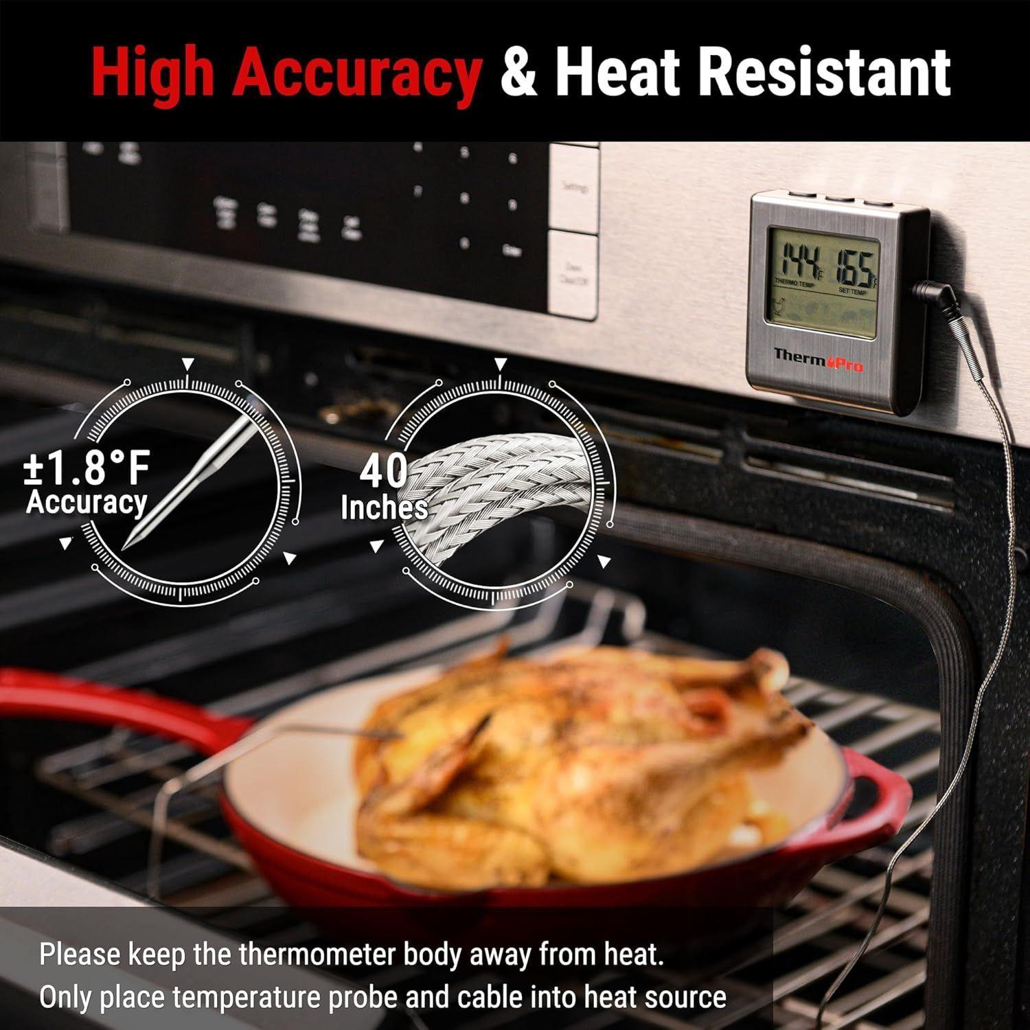 Termometro Digital Cocina Sonda 0 A 250 °c ThermoPro Original TP-16-5