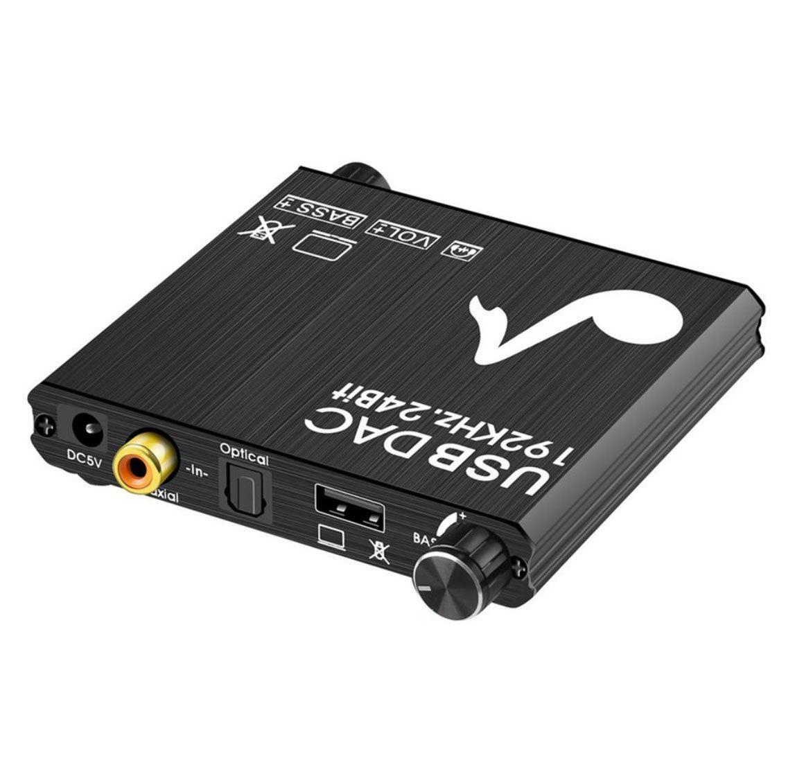 Convertidor Audio Digital A Analogico Con Control de Bajo y Volumen-5