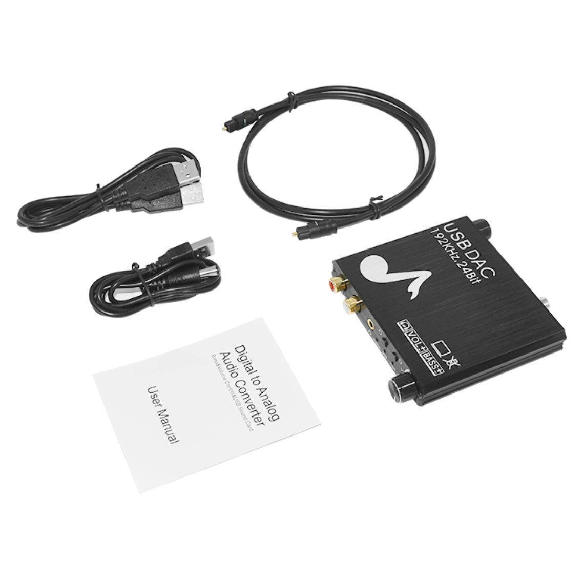 Convertidor Audio Digital A Analogico Con Control de Bajo y Volumen-6