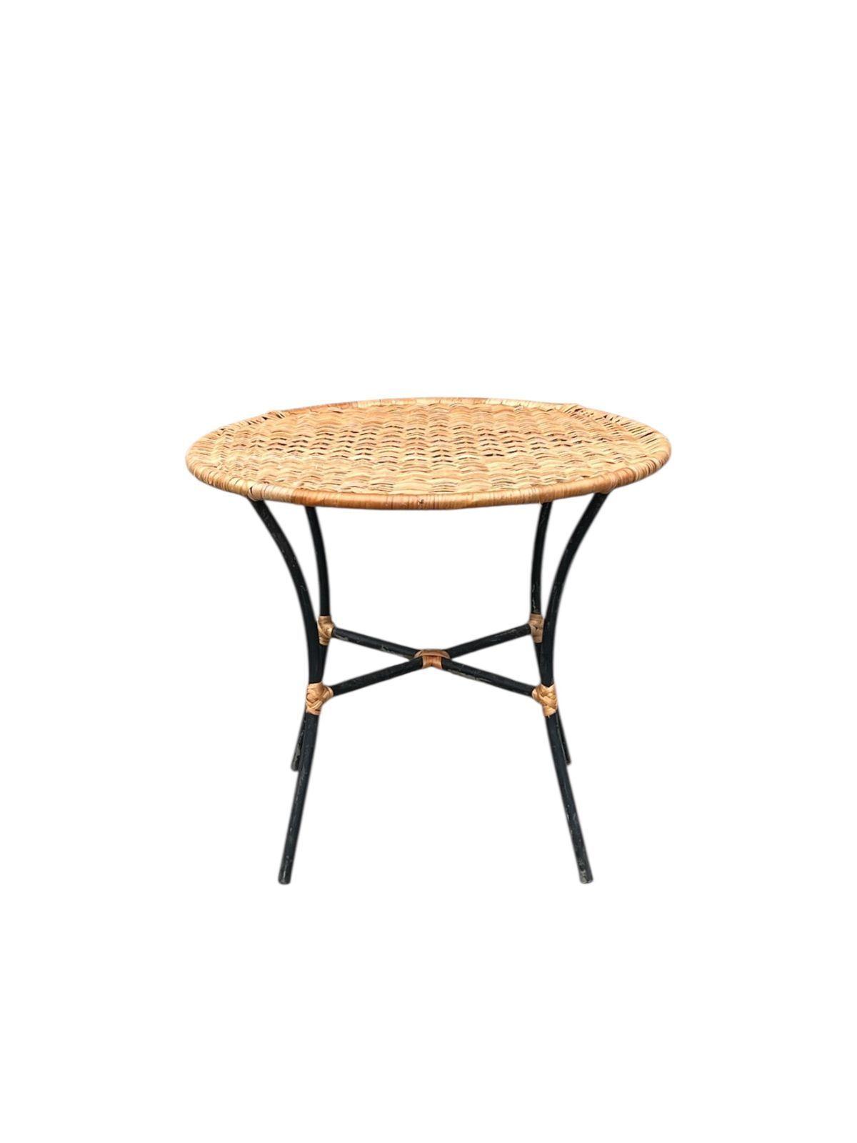 Mesa de centro- Mimbre cocido-1