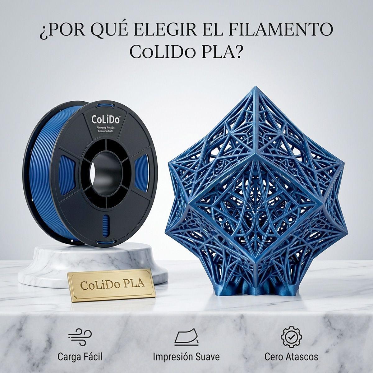 FILAMENTO PLA BLANCO 1 75MM 3D MARCA COLIDO-7