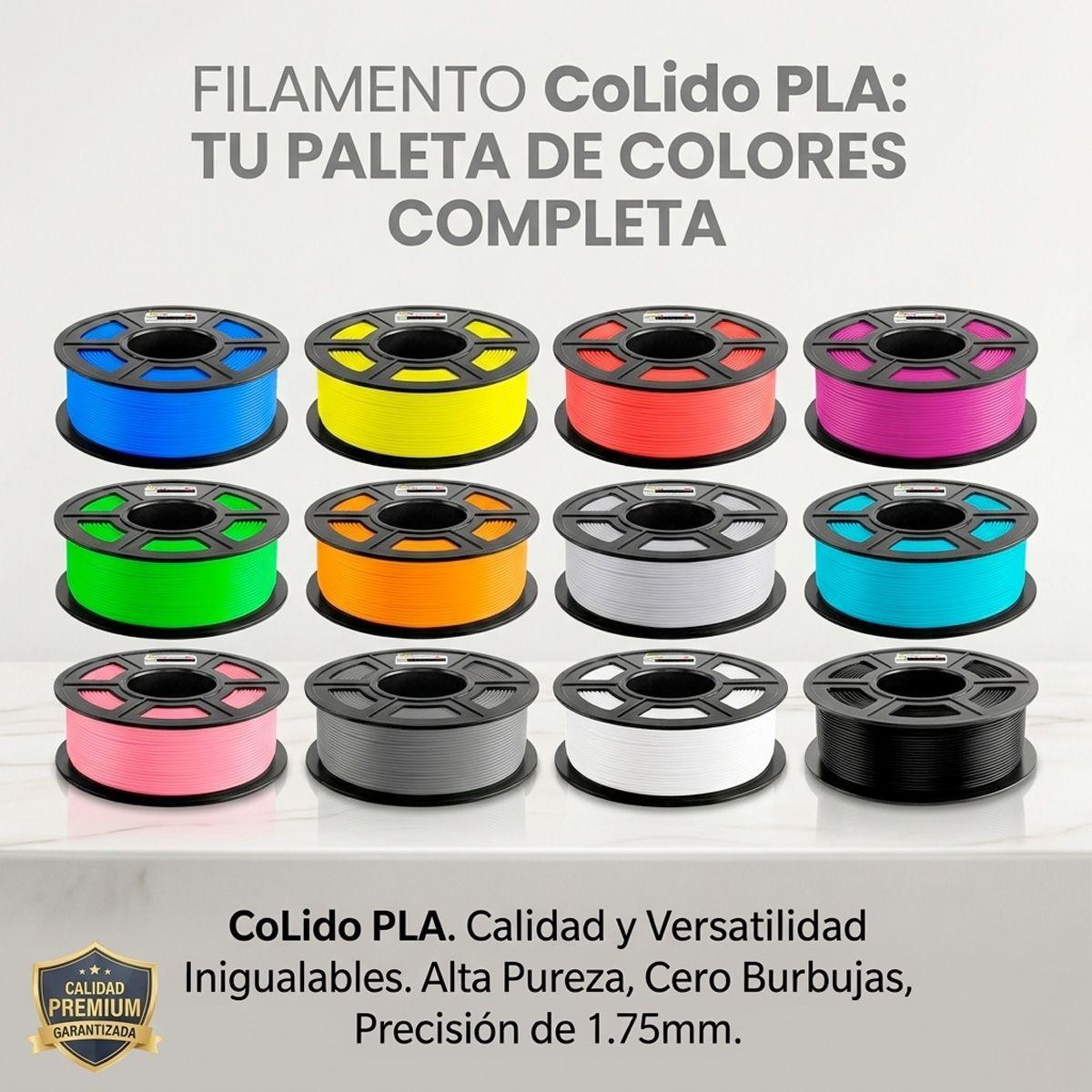 FILAMENTO PLA BLANCO 1 75MM 3D MARCA COLIDO-9