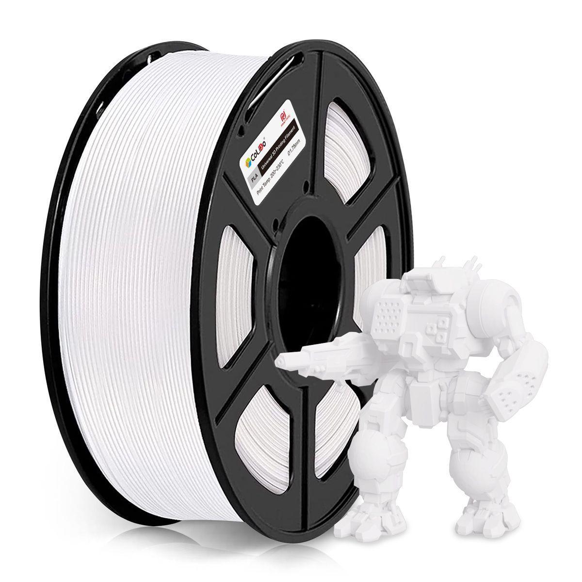 FILAMENTO PLA BLANCO 1.75MM 3D MARCA COLIDO-0