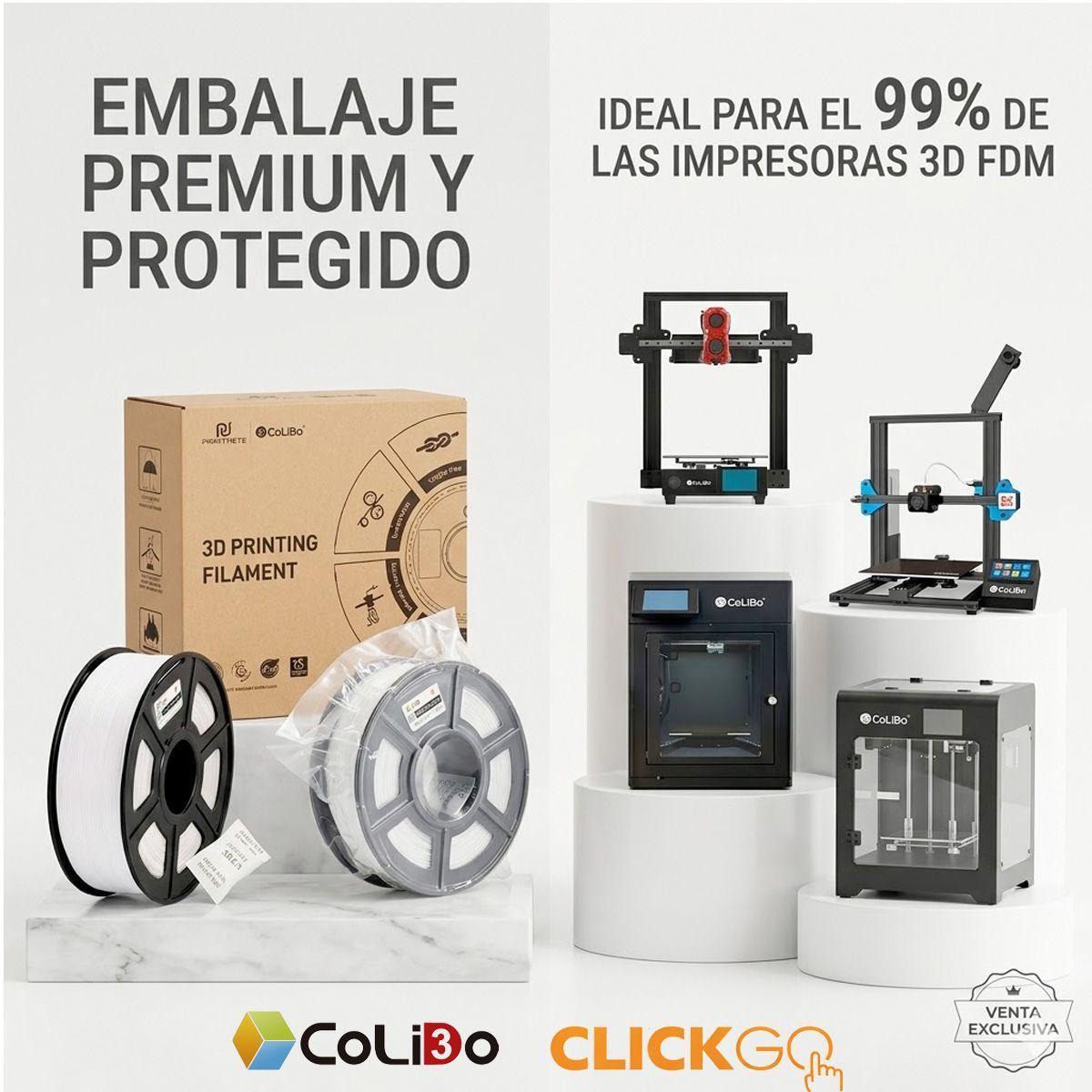 FILAMENTO PLA BLANCO 1.75MM 3D MARCA COLIDO-3