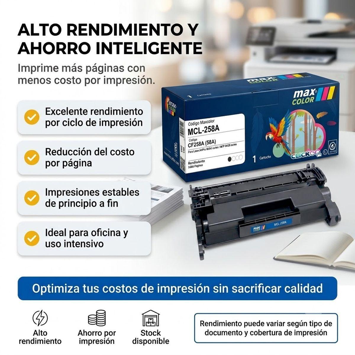 Toner CF258A 58A Alternativo M404 M404dn M428 M428fdw-2