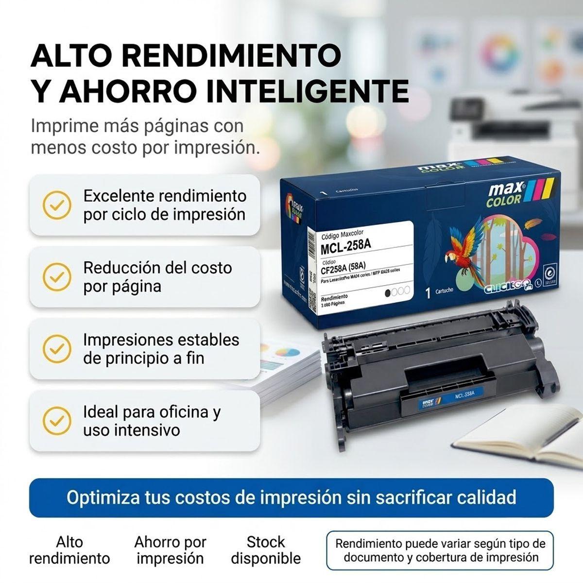 Toner CF258A 58A Alternativo M404 M404dn M428 M428fdw-3