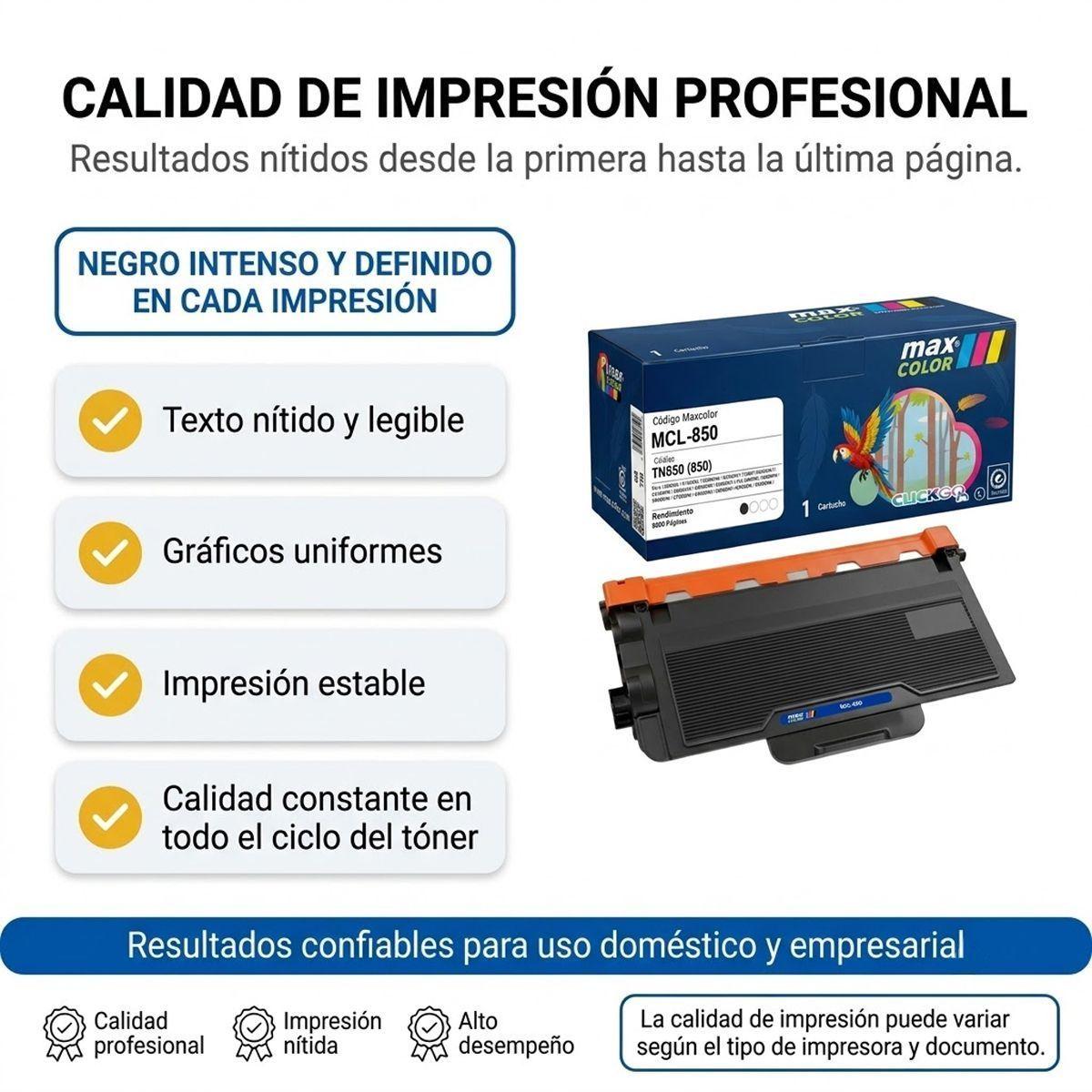 Toner TN850 TN3449 Alternativo HL L6200DW MFC L6900DW-2
