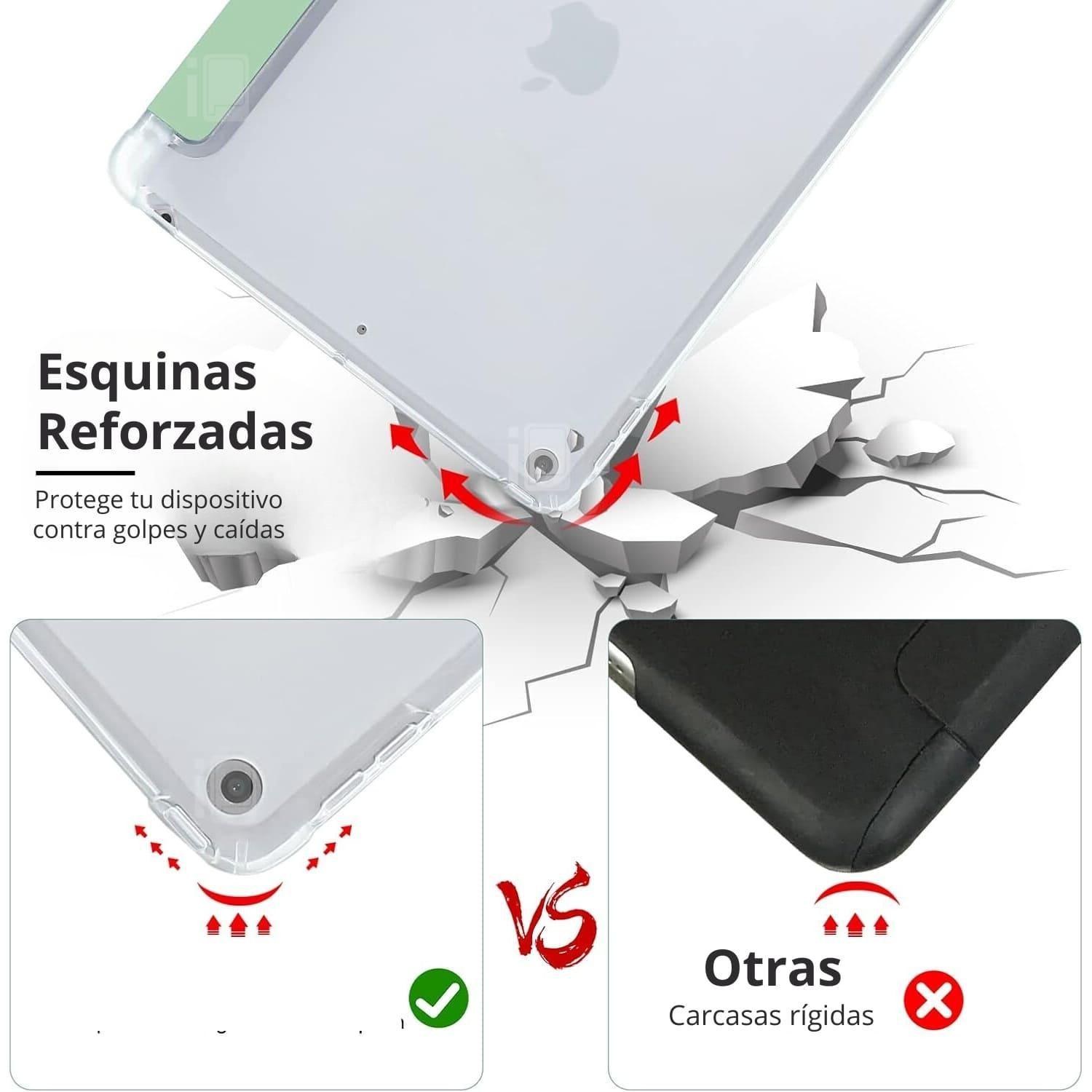 Funda Para iPad Mini 4 y 5 7.9 Ranura Pen Y Atrás Traslúcida-4