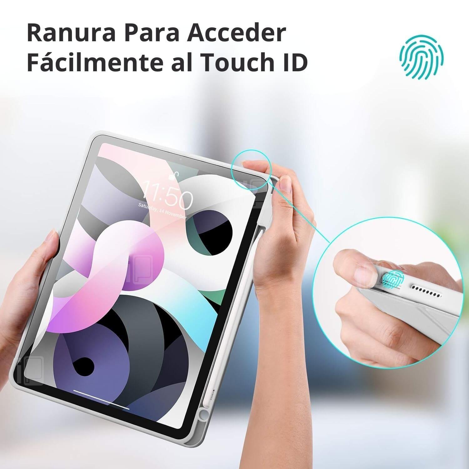 Funda iPad Air 13 Pulgadas M2 y M3 Con Ranura Lápiz Carga Magnética-2