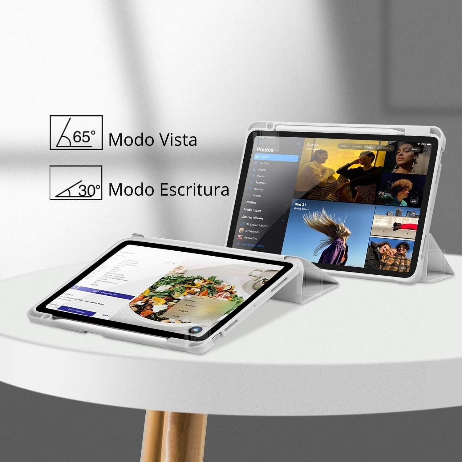 Funda iPad Air 13 Pulgadas M2 y M3 Con Ranura Lápiz Carga Magnética-4