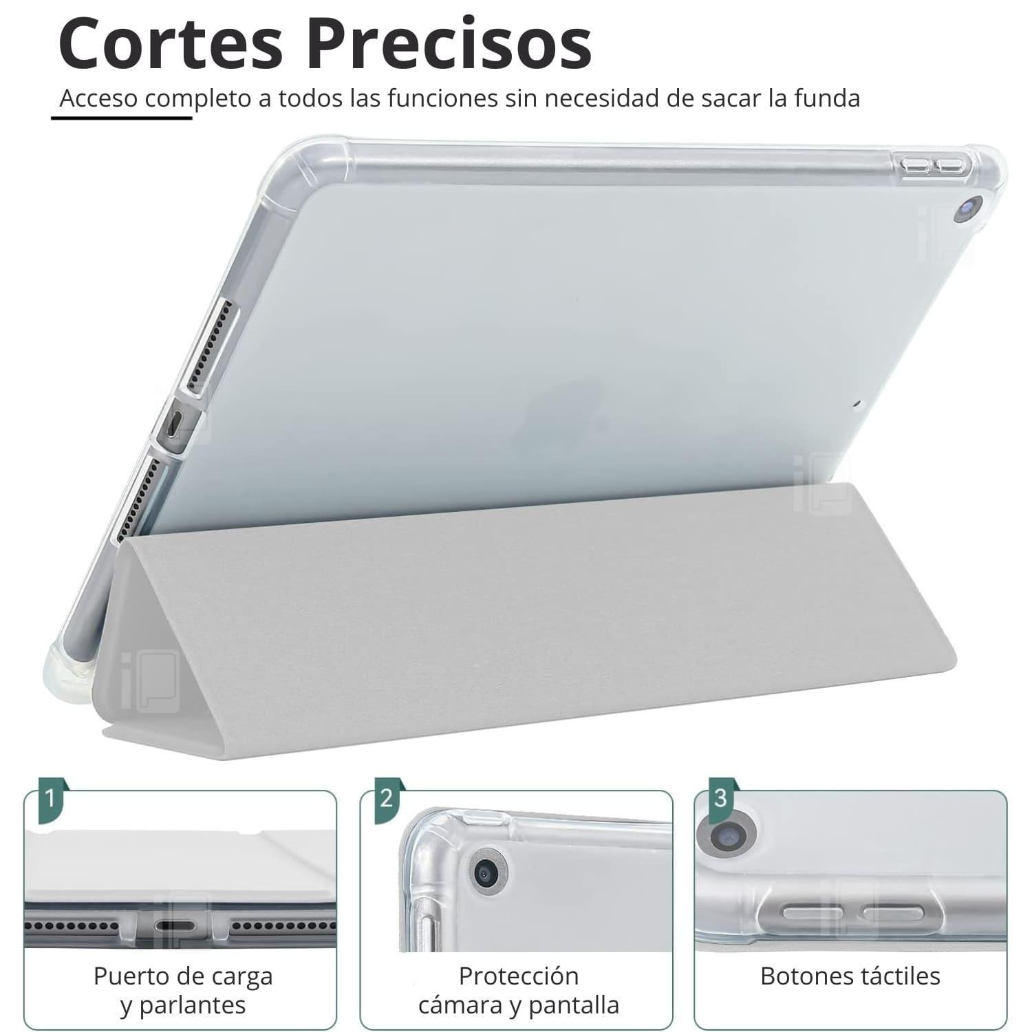 Funda Para iPad Air 3 (10.5) Ranura Lápiz Y Atrás Traslúcida-3