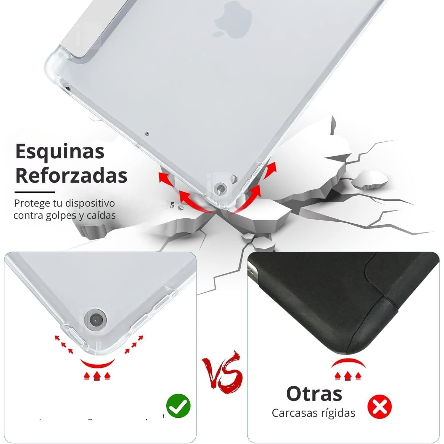 Funda Para iPad Air 3 (10.5) Ranura Lápiz Y Atrás Traslúcida-4