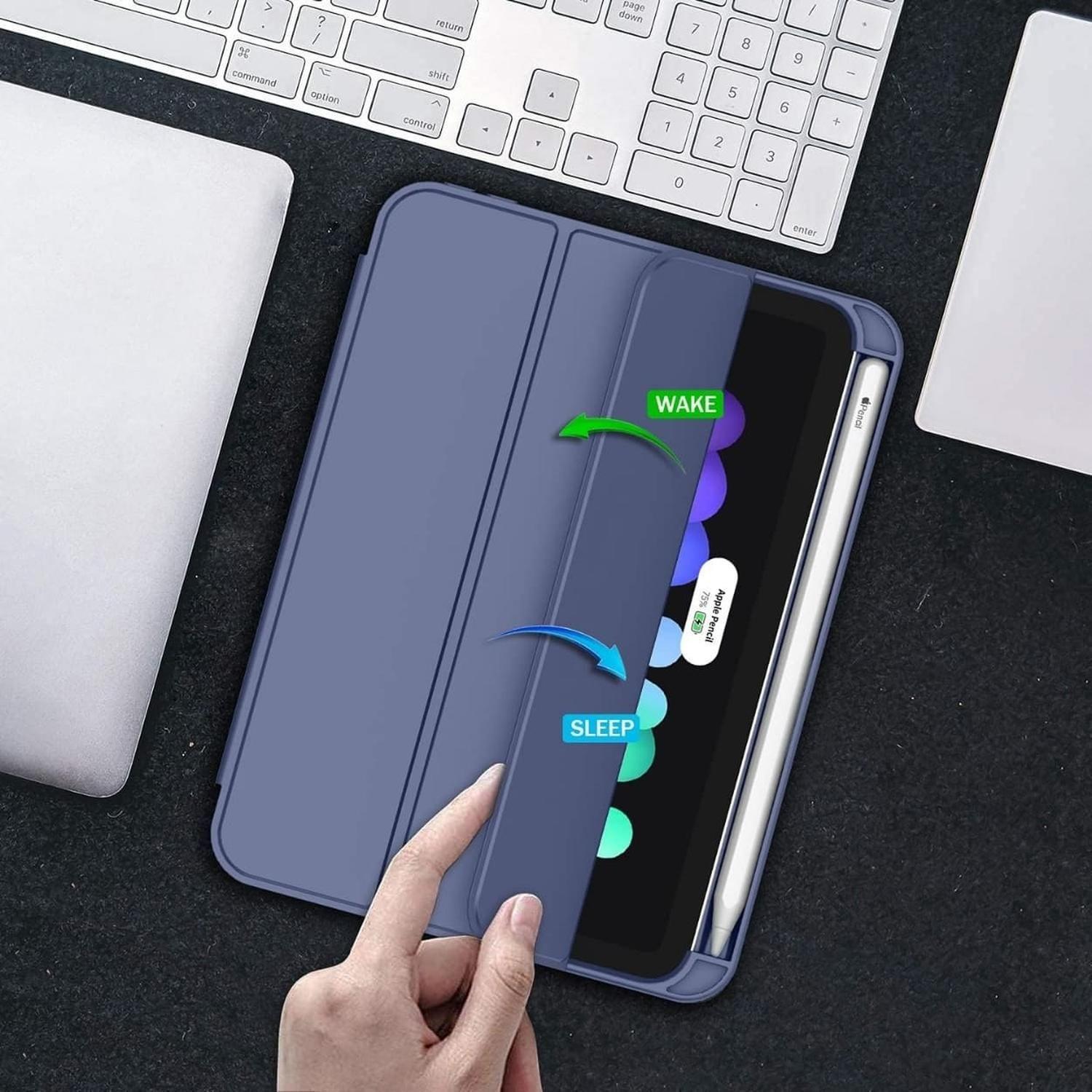 Funda Para iPad Mini 6 Generación (8.3") Ranura Carga Magnética-3