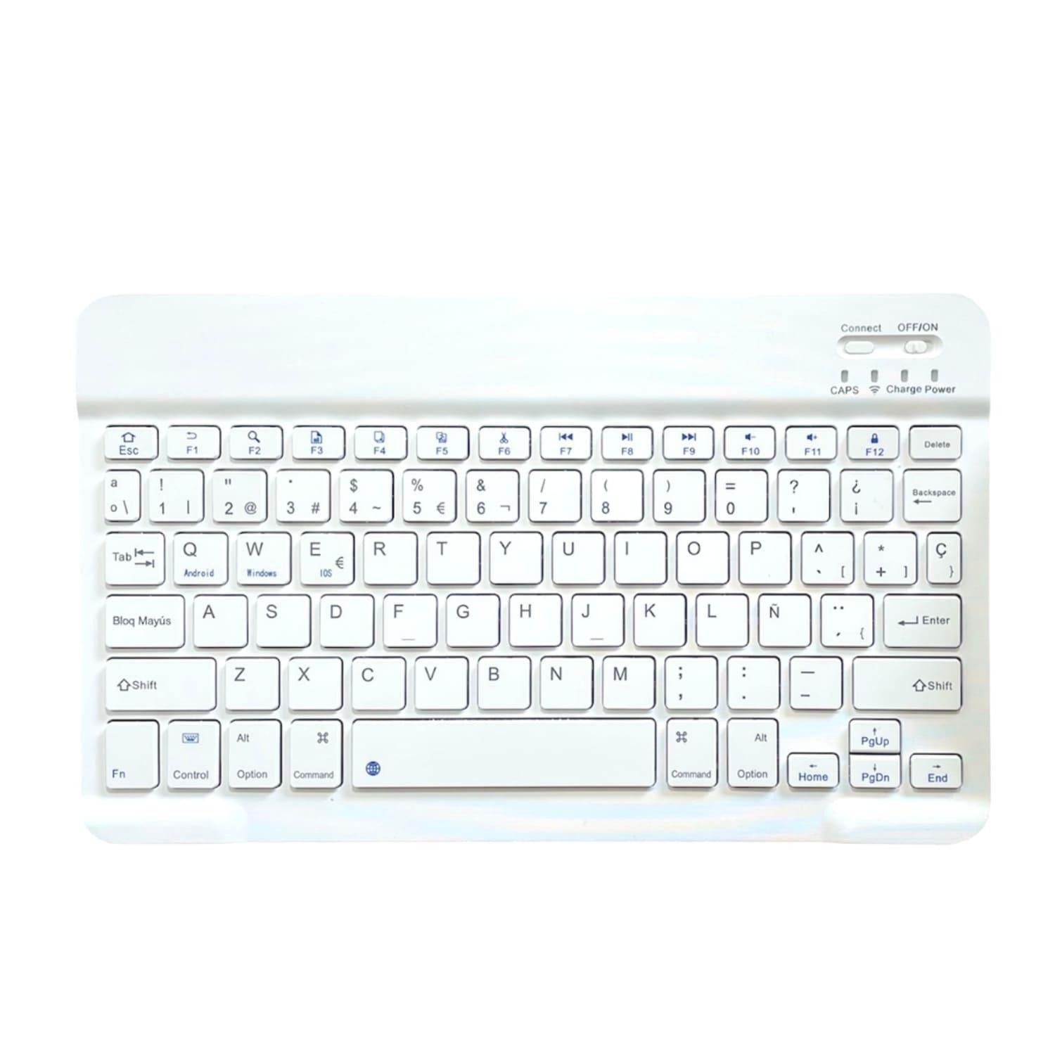 Funda Teclado Español Para iPad 9 (10.2) Con Ranura Lápiz-7