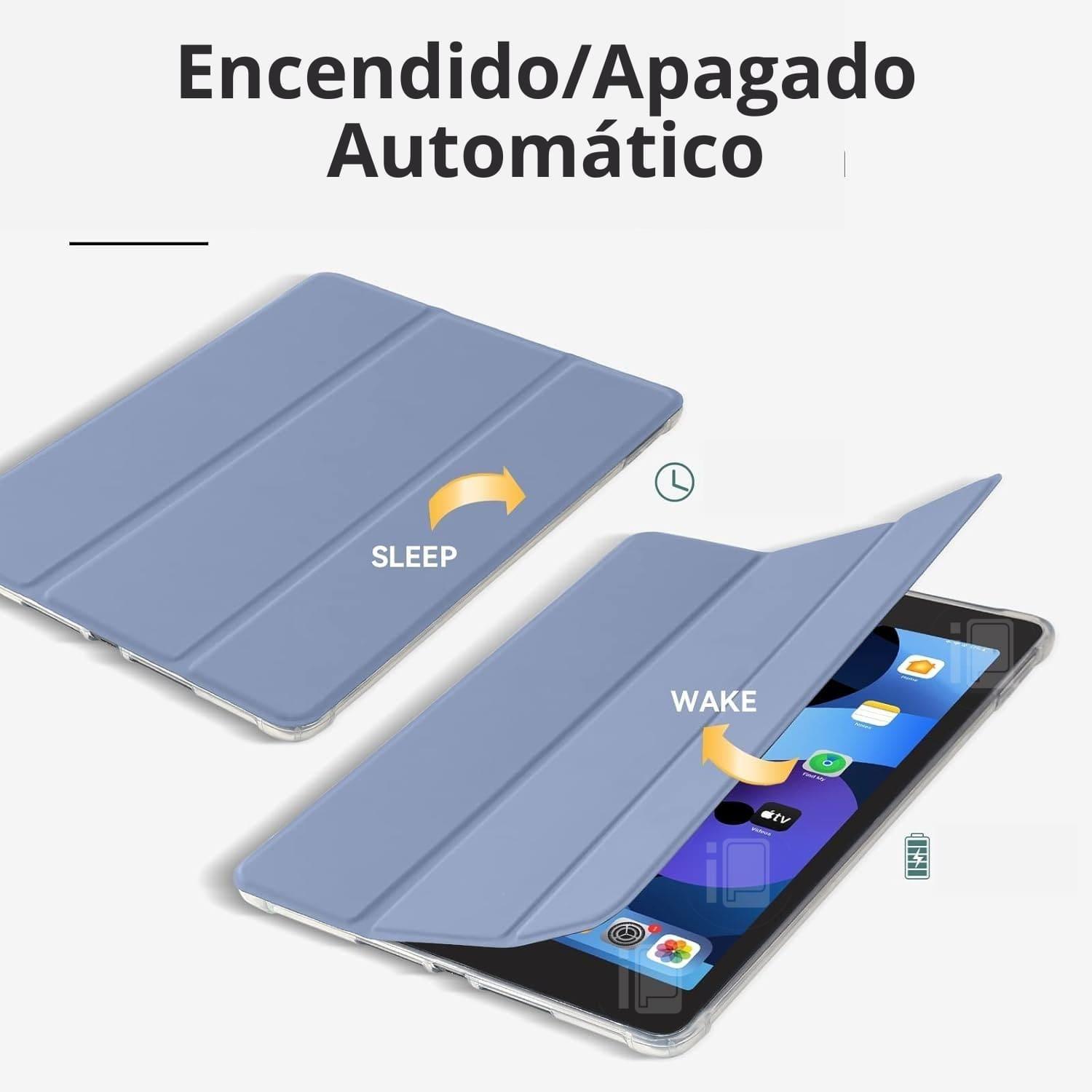 Funda Para iPad 10 Generación 10.9 Ranura Pen Traslúcida Atrás-2