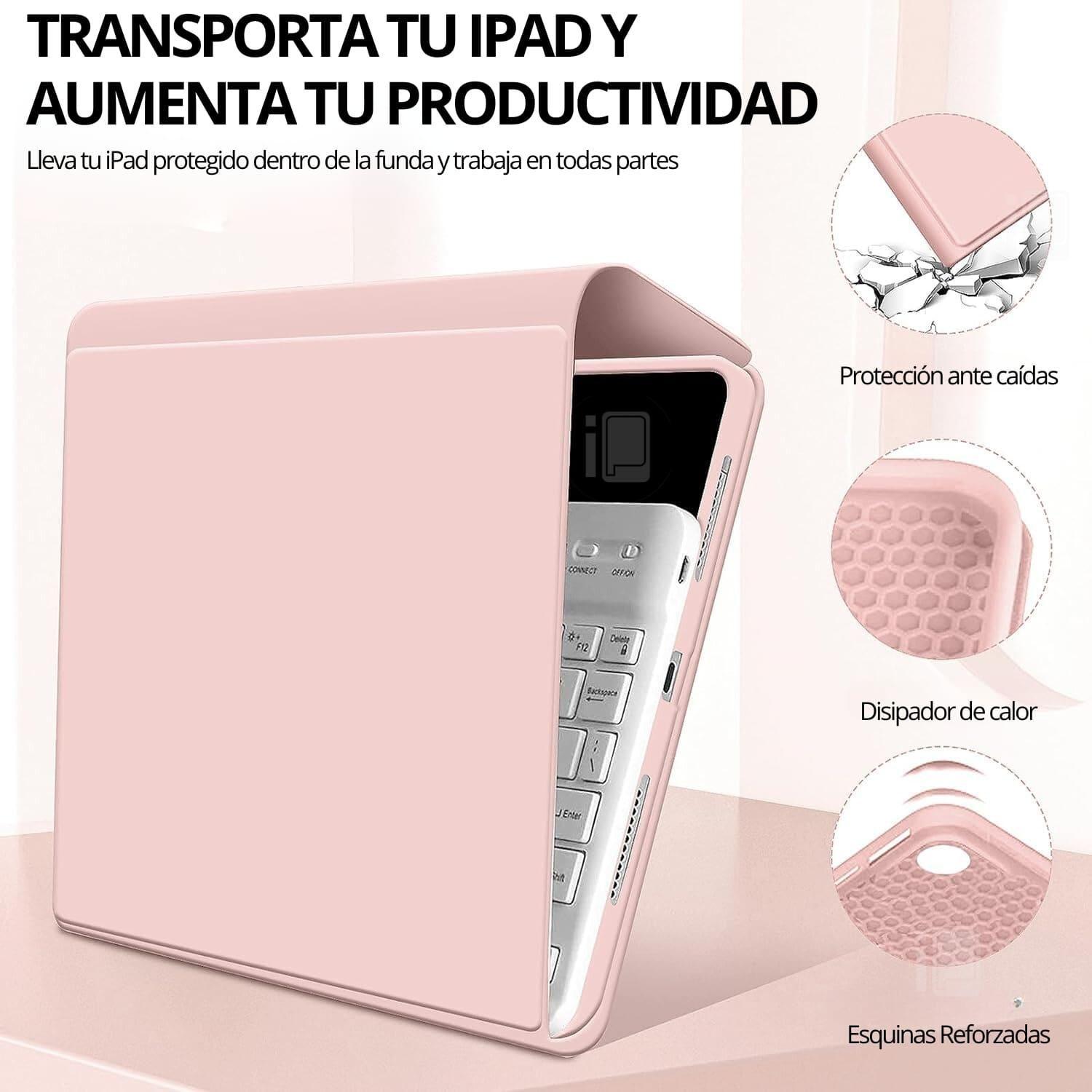 Funda Teclado Para iPad Air 3 Generación (10.5) Ranura Lápiz-4