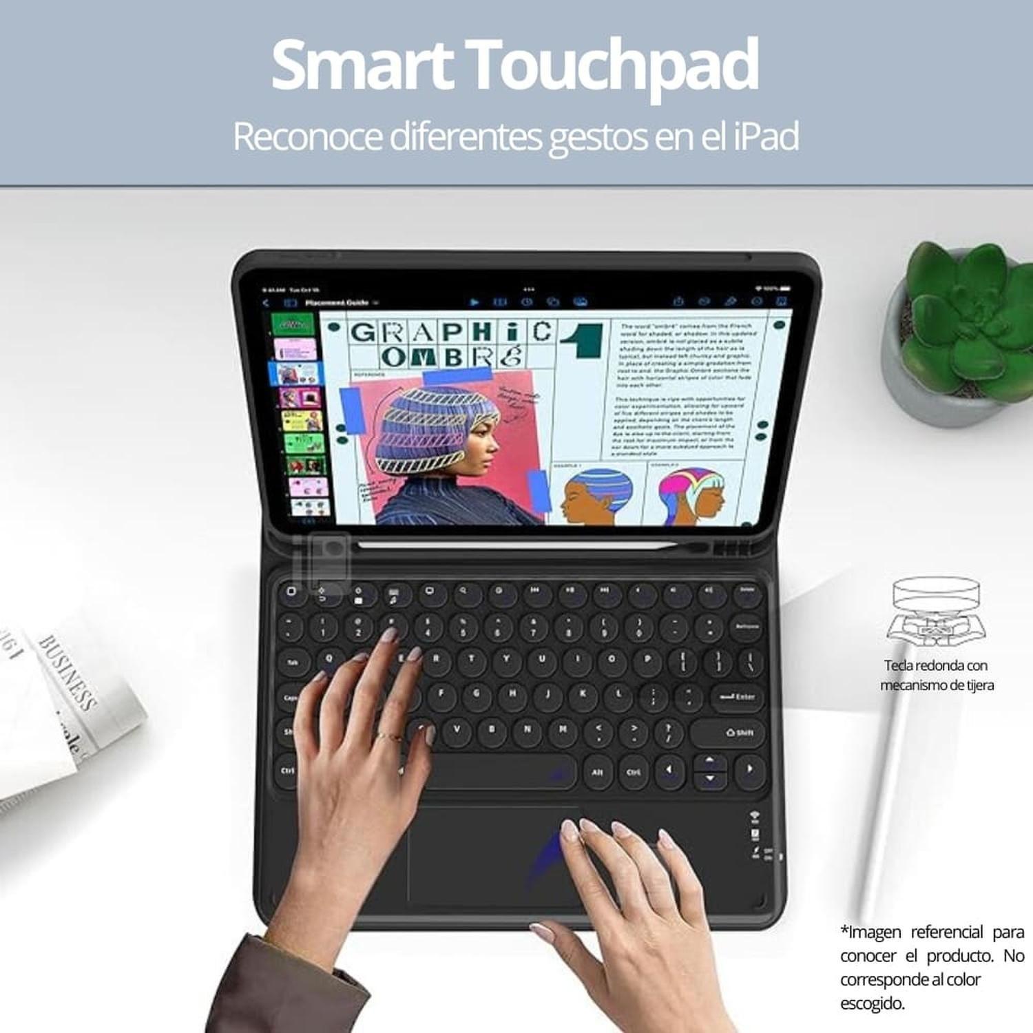 Funda Teclado Touchpad Para iPad Air 11" M2 (2024)-2