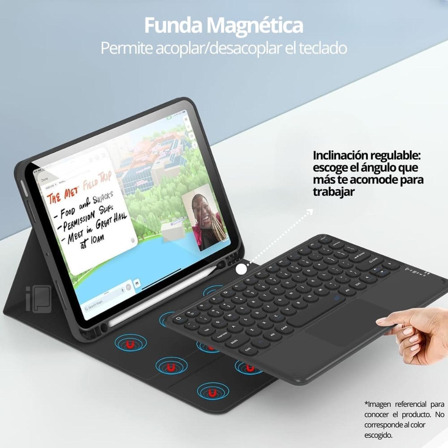 Funda Teclado Touchpad Para iPad Air 11" M2 (2024)-3