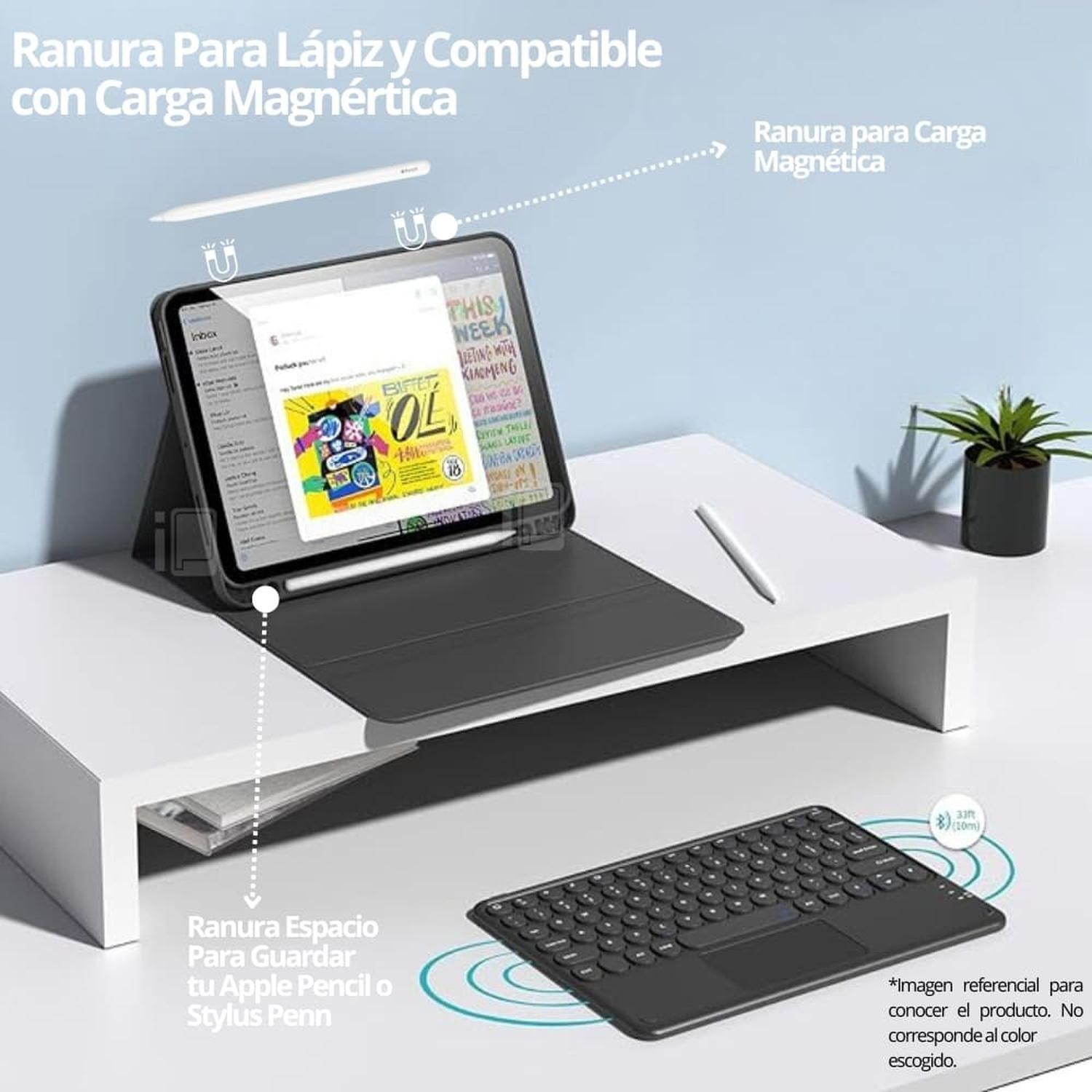 Funda Teclado Touchpad Para iPad Air 11" M2 (2024)-4
