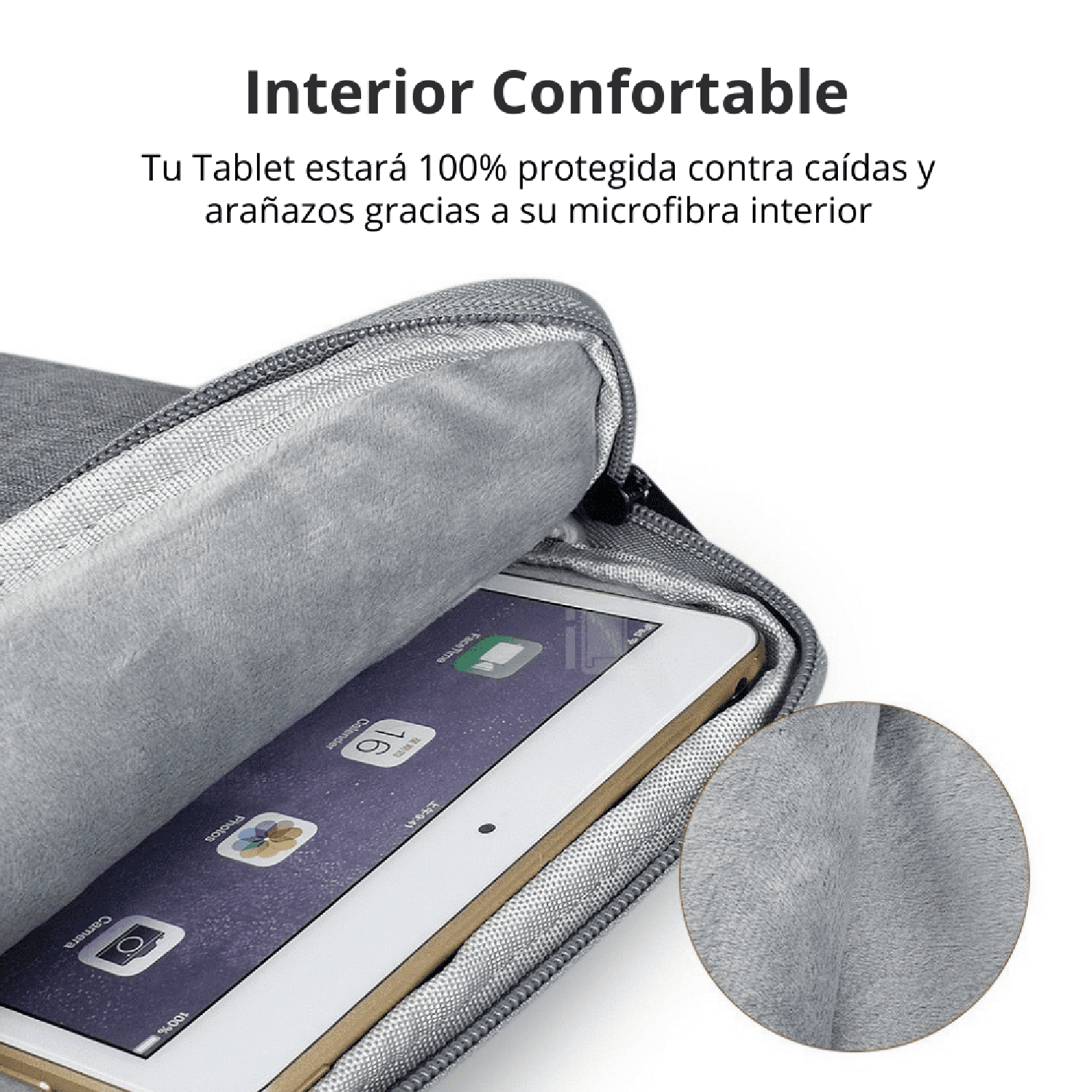 Funda Para Tablet 11 Pulgadas Microfibra Repelente Al Agua-2