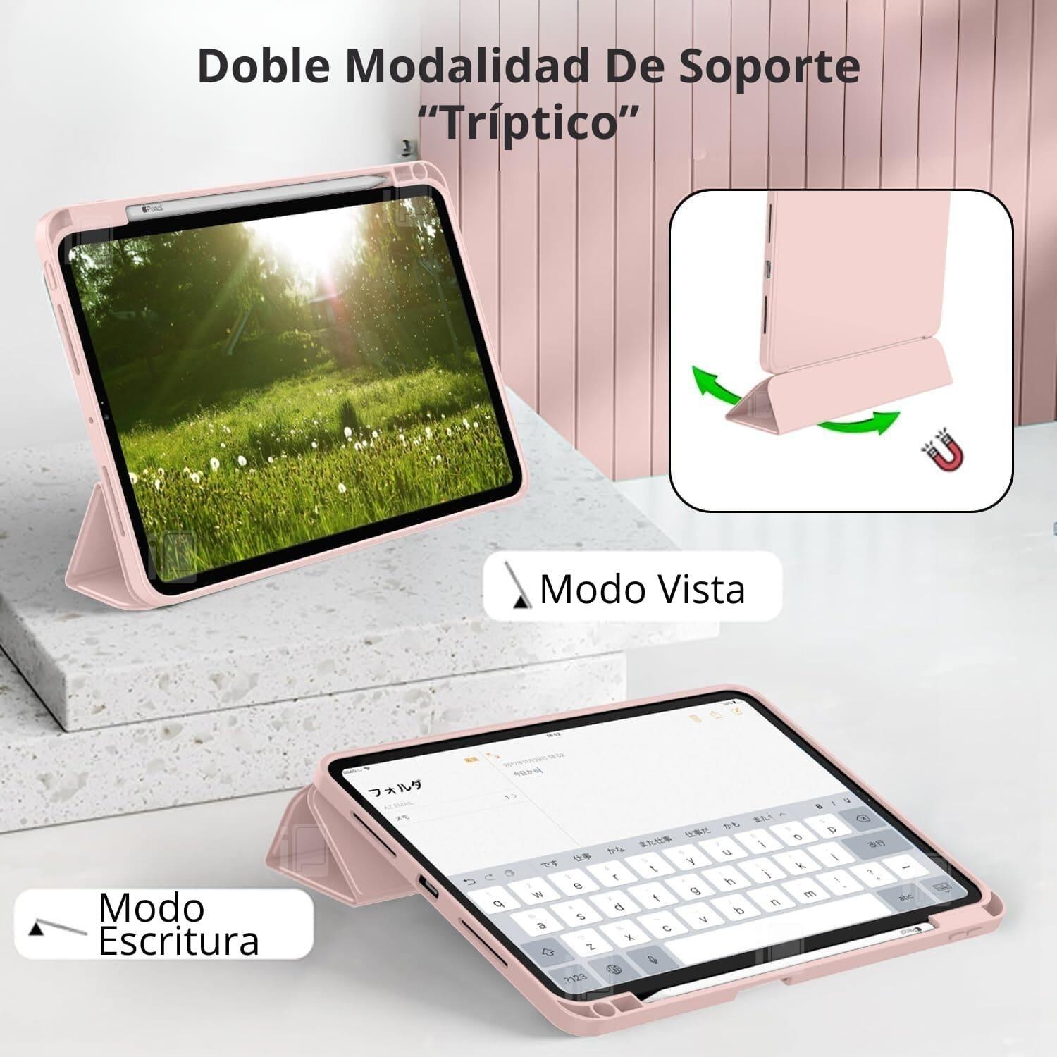 Funda Para iPad Pro 11 (1 y 2 Gen.) Ranura Lápiz Para Carga-3